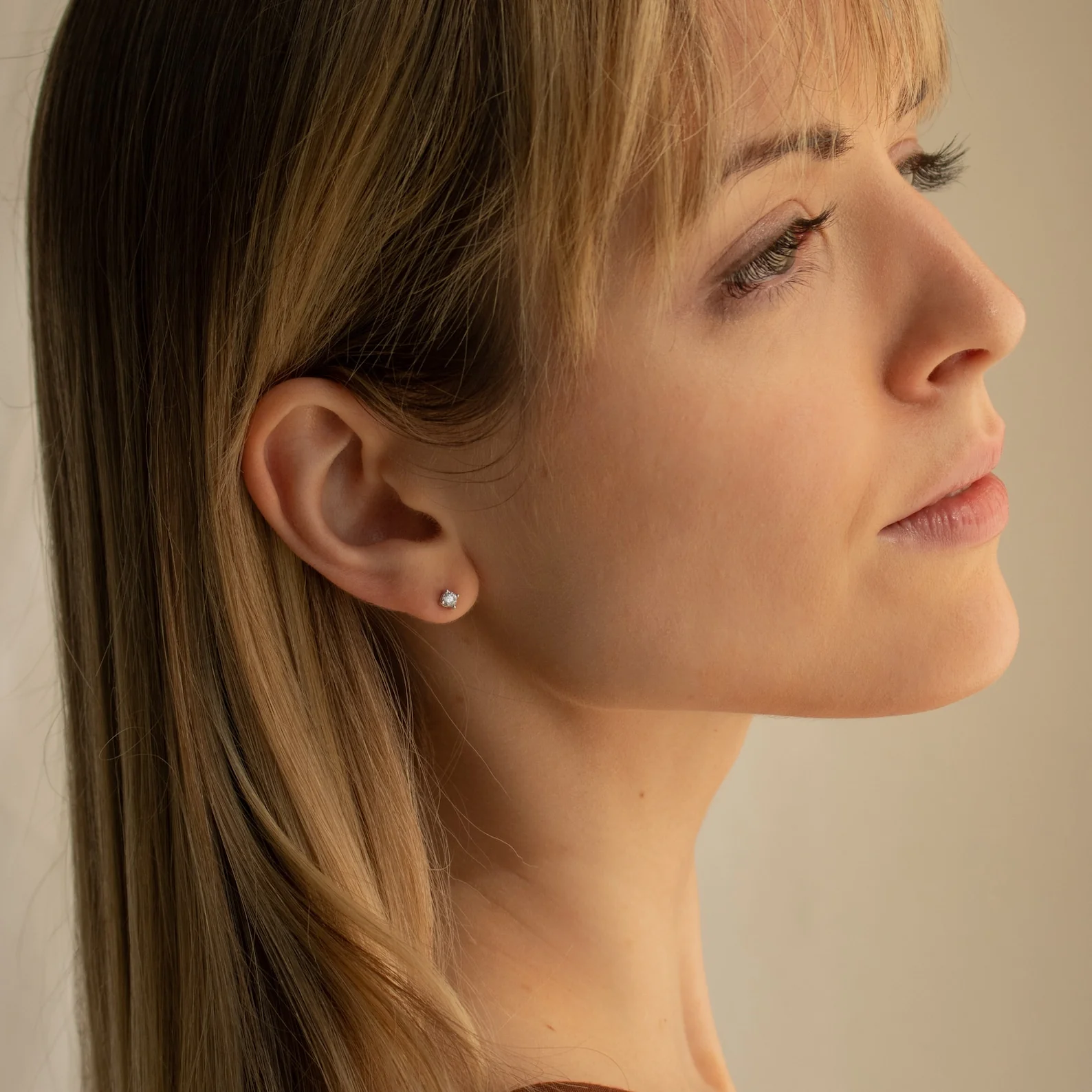 Booker Classic Diamond Studs - Image 3