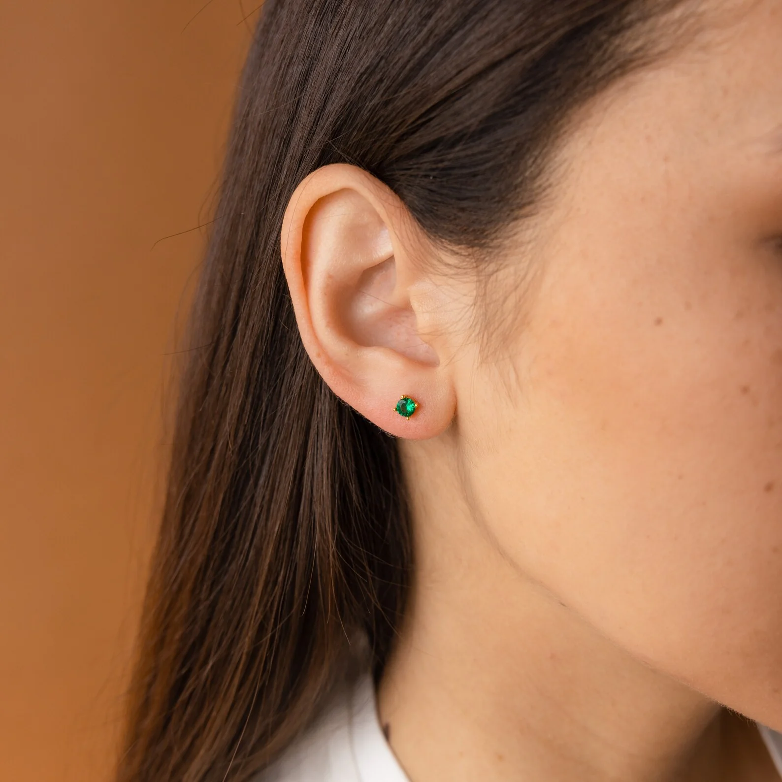 Booker Large Birthstone Studs - Image 2
