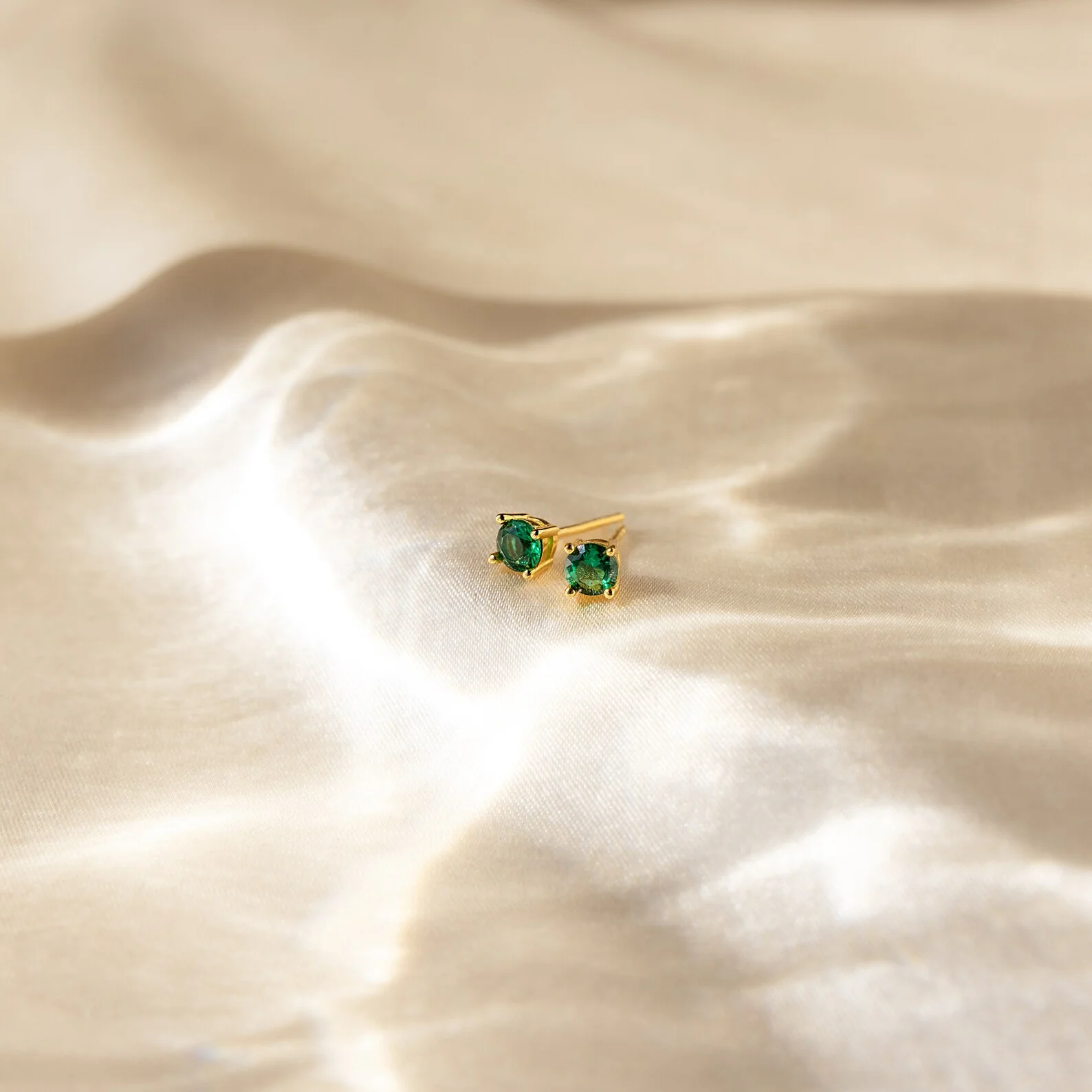 Booker Large Birthstone Studs - Image 3