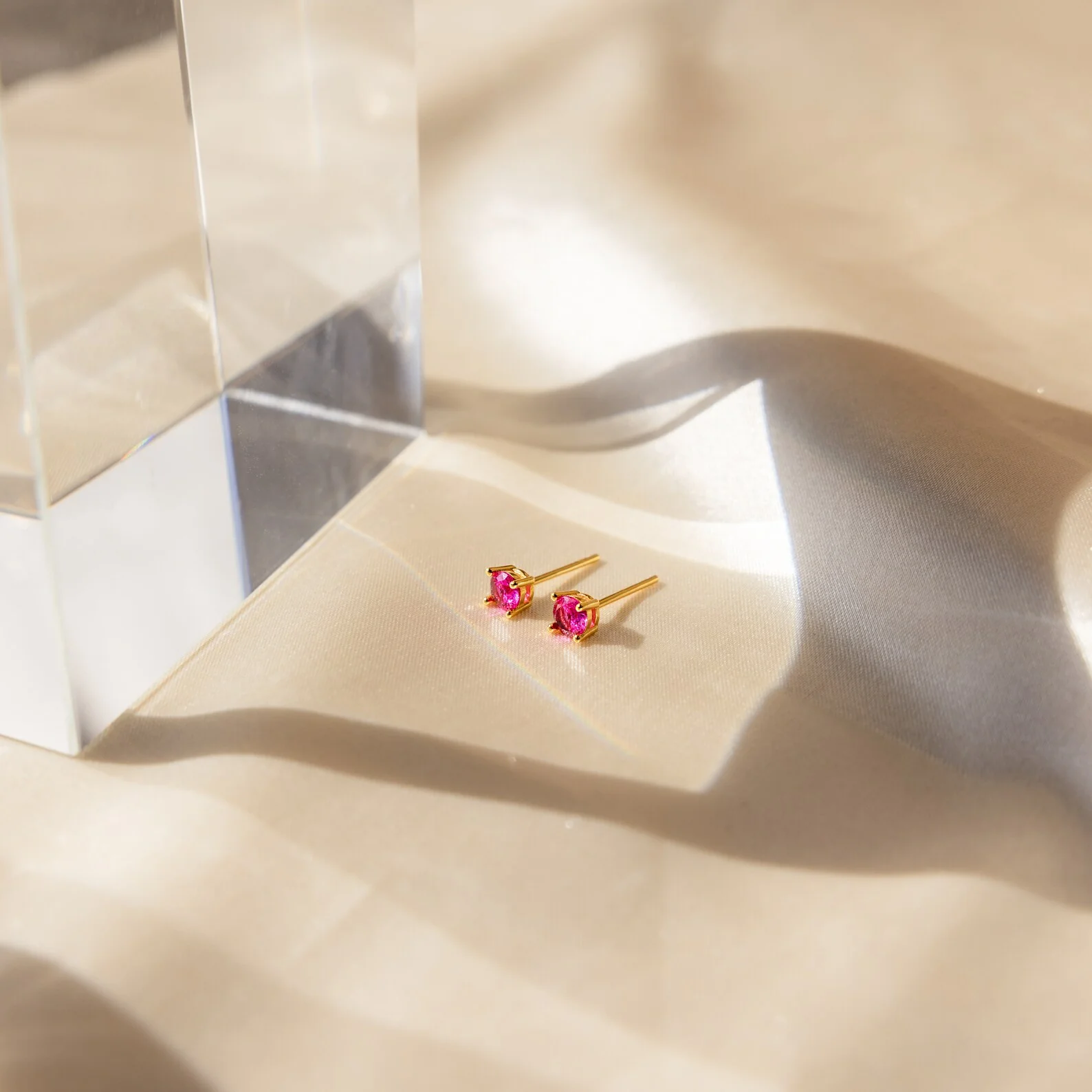Booker Large Birthstone Studs - Image 6