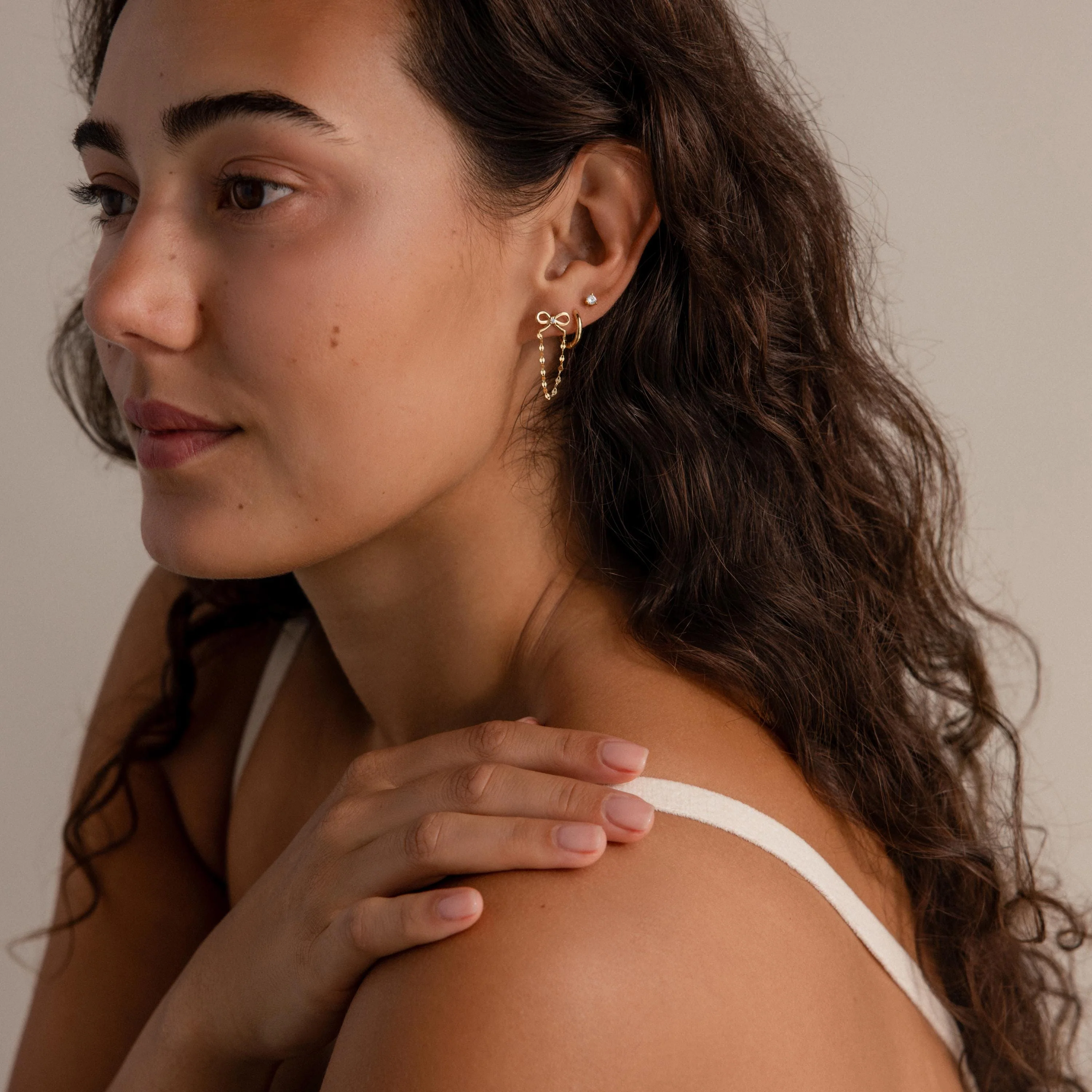 Bow Chain Studs - Image 7