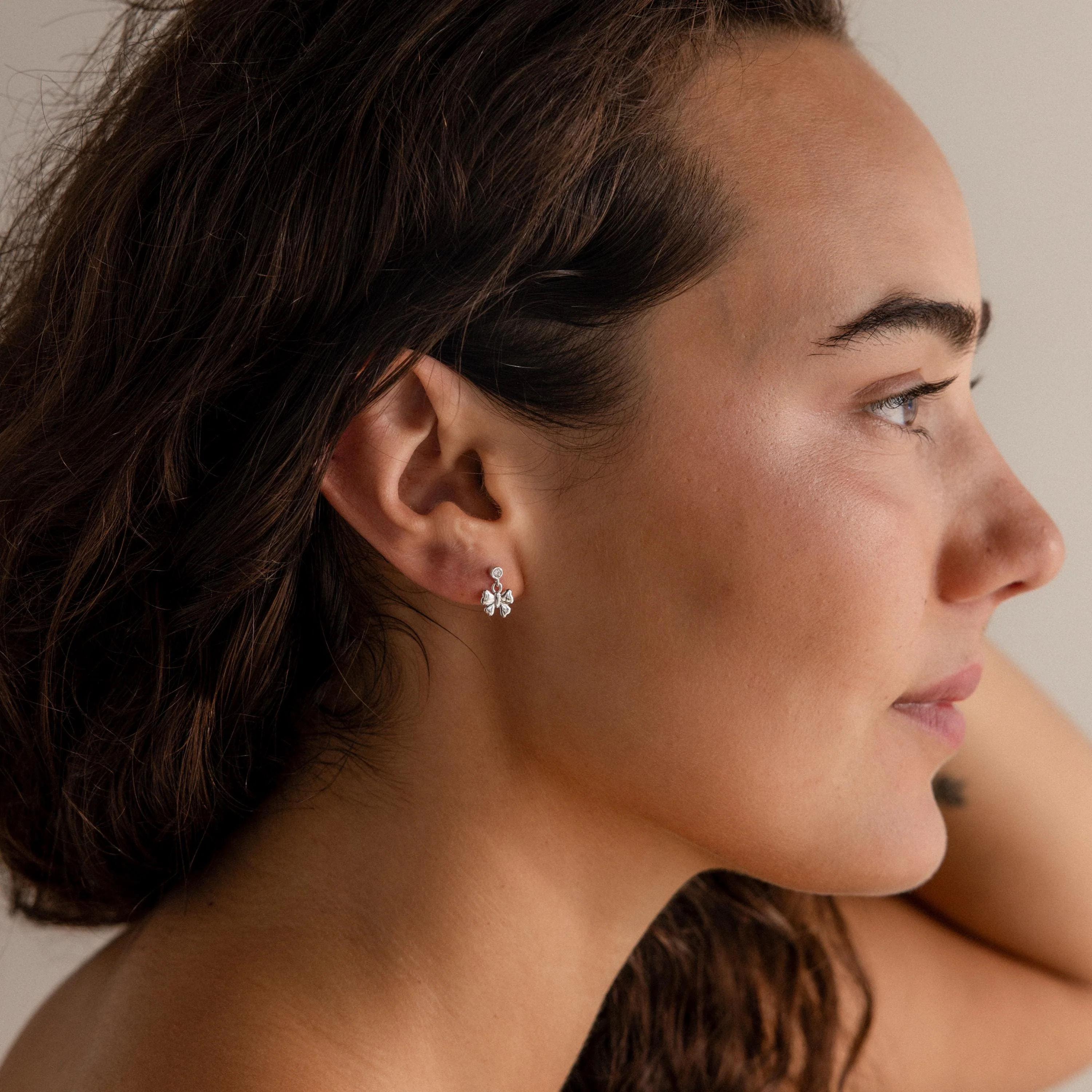 Bow Drop Studs - Image 5