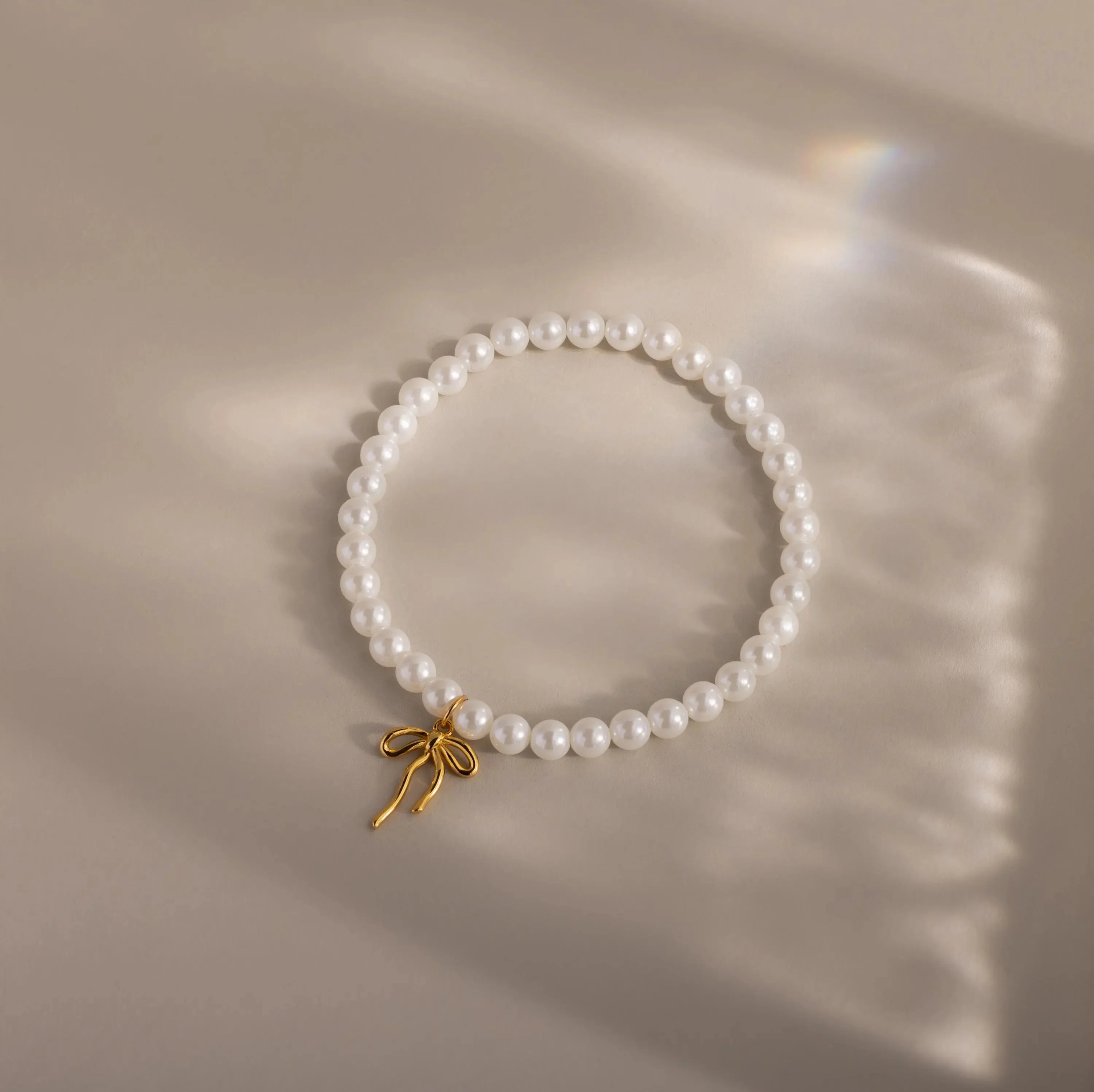 Bow Pearl Bracelet