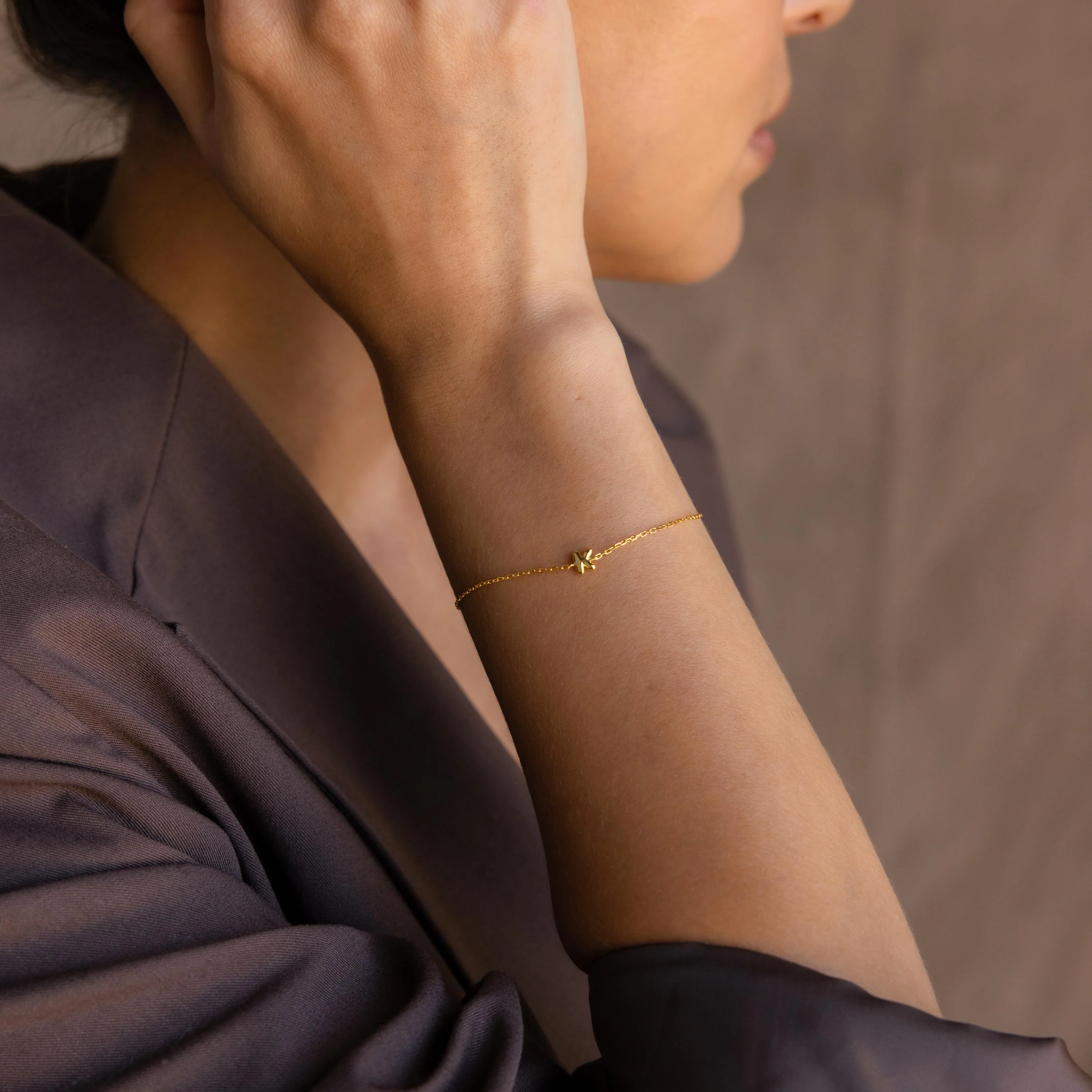 Bubble Initial Bracelet - Image 9