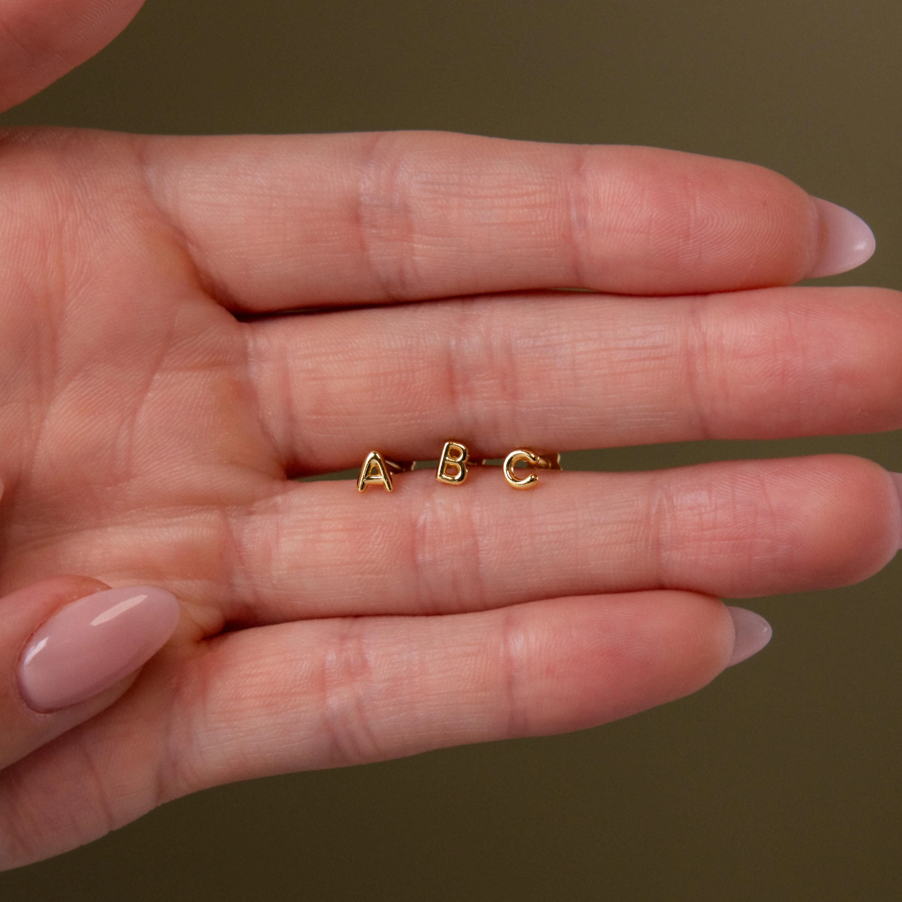 Bubble Initial Flatback Studs - Image 7