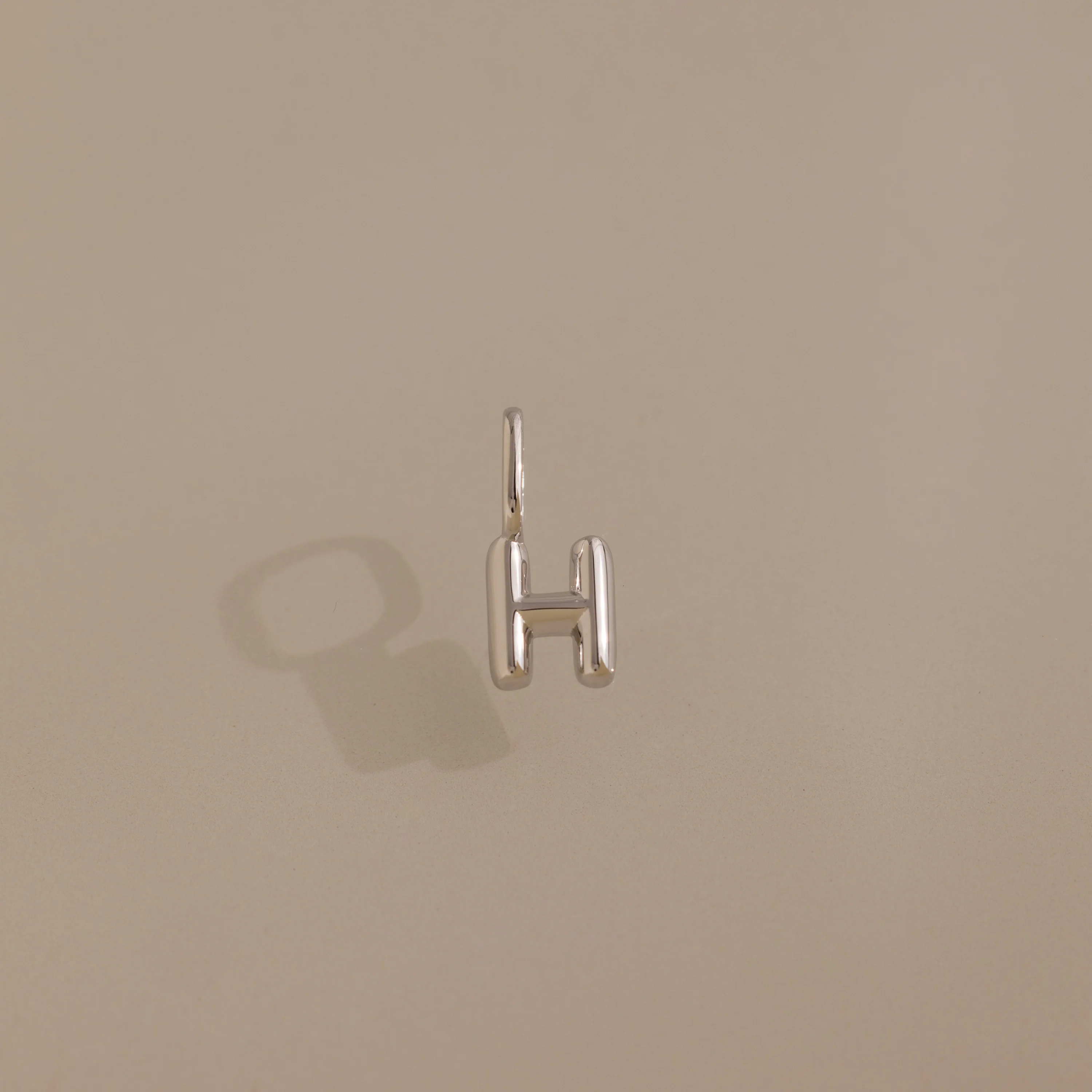 Bubble Letter Charm in Silver - Image 11