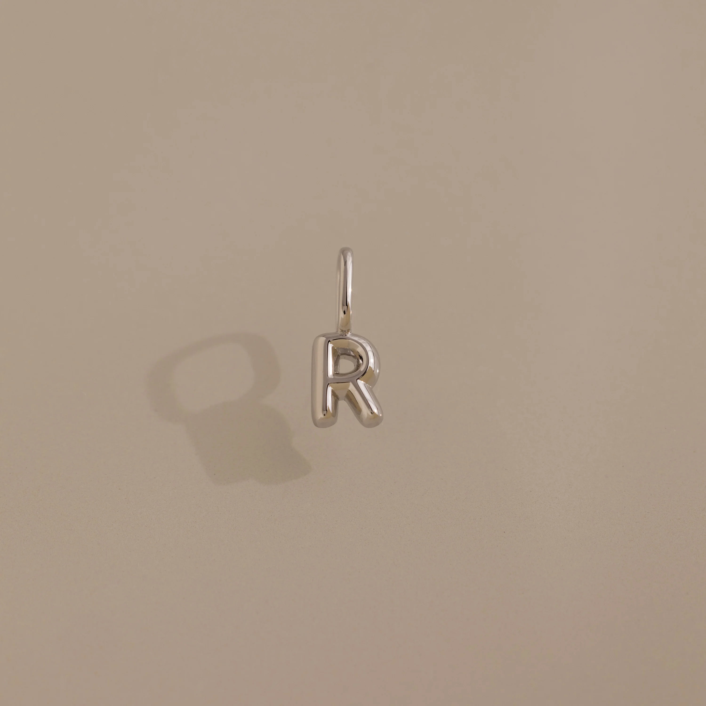 Bubble Letter Charm in Silver - Image 21