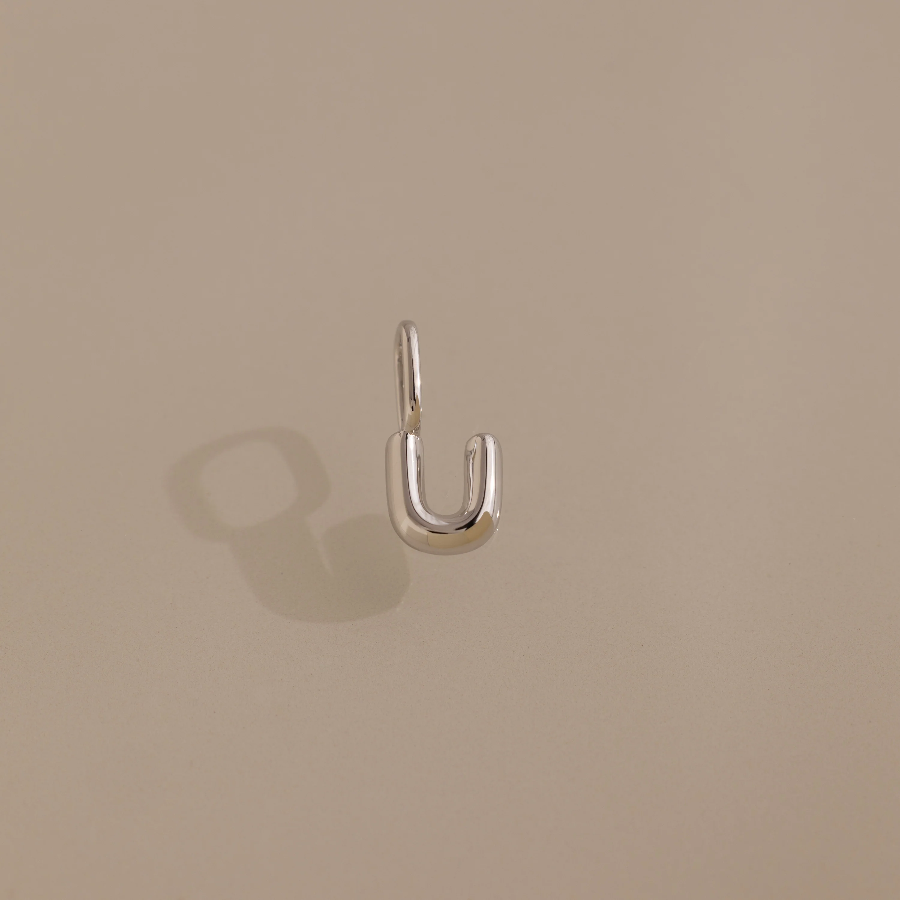 Bubble Letter Charm in Silver - Image 24