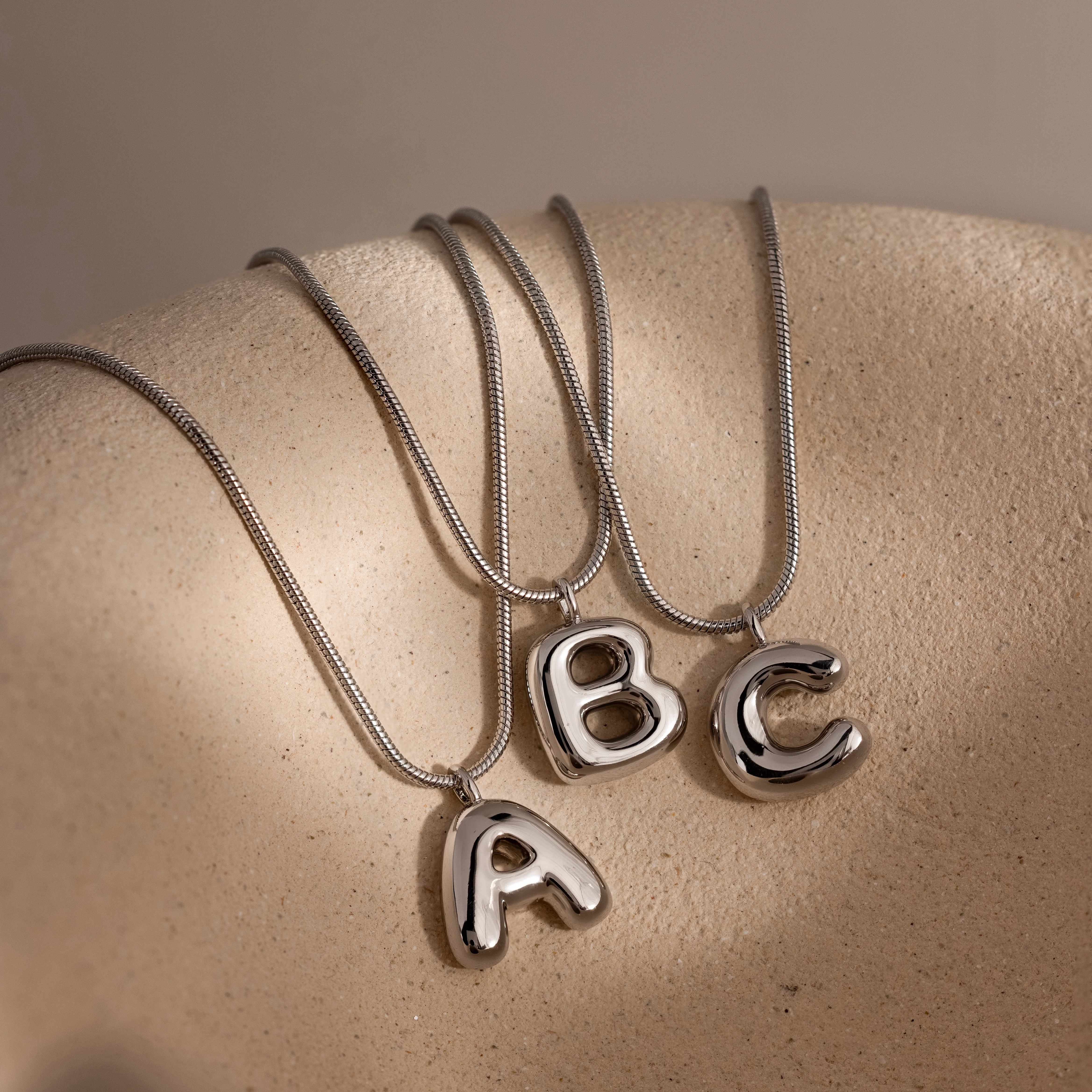 Bubble Letter Necklace - Image 2