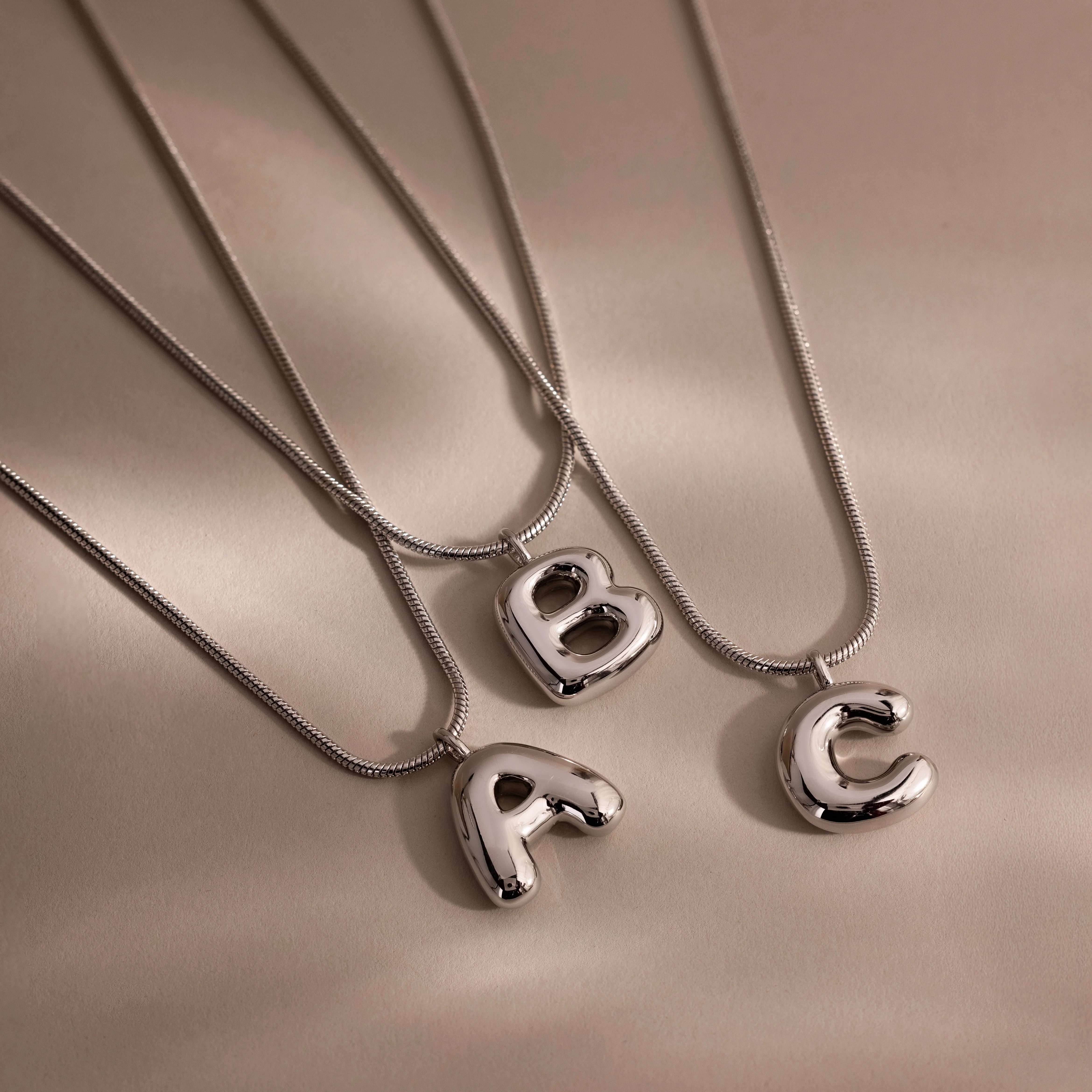 Bubble Letter Necklace - Image 4