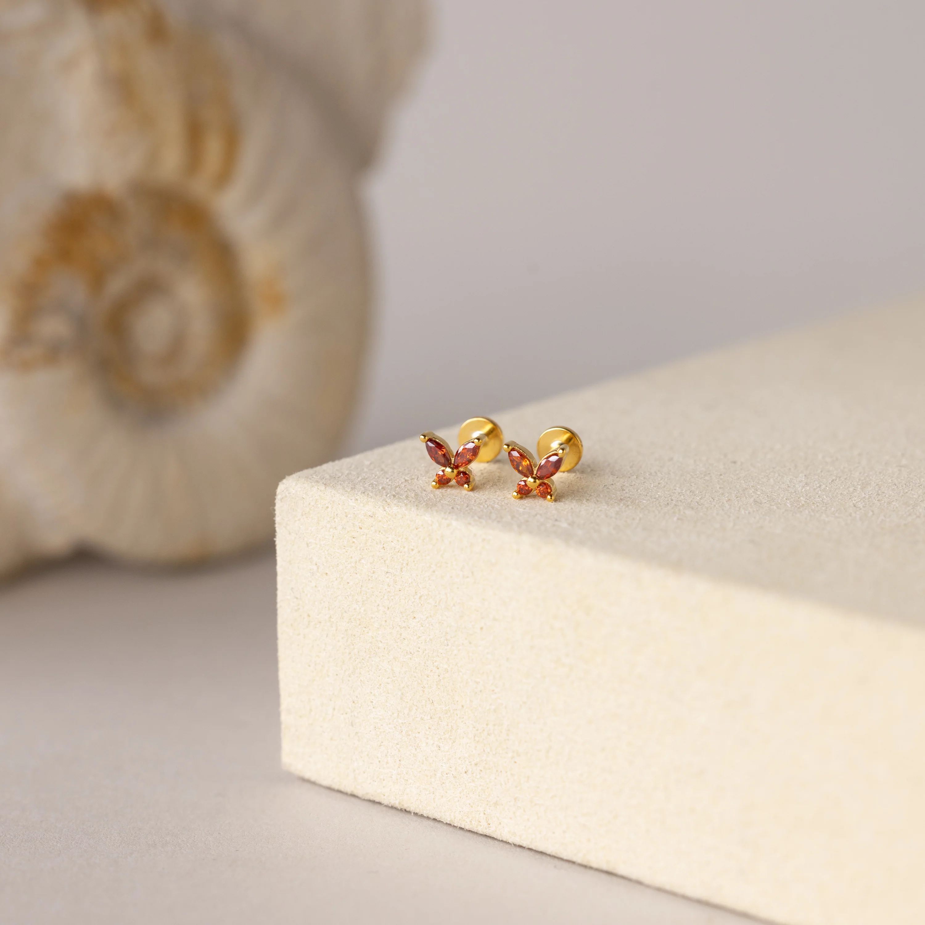 Butterfly Birthstone Flatback Studs - Image 10