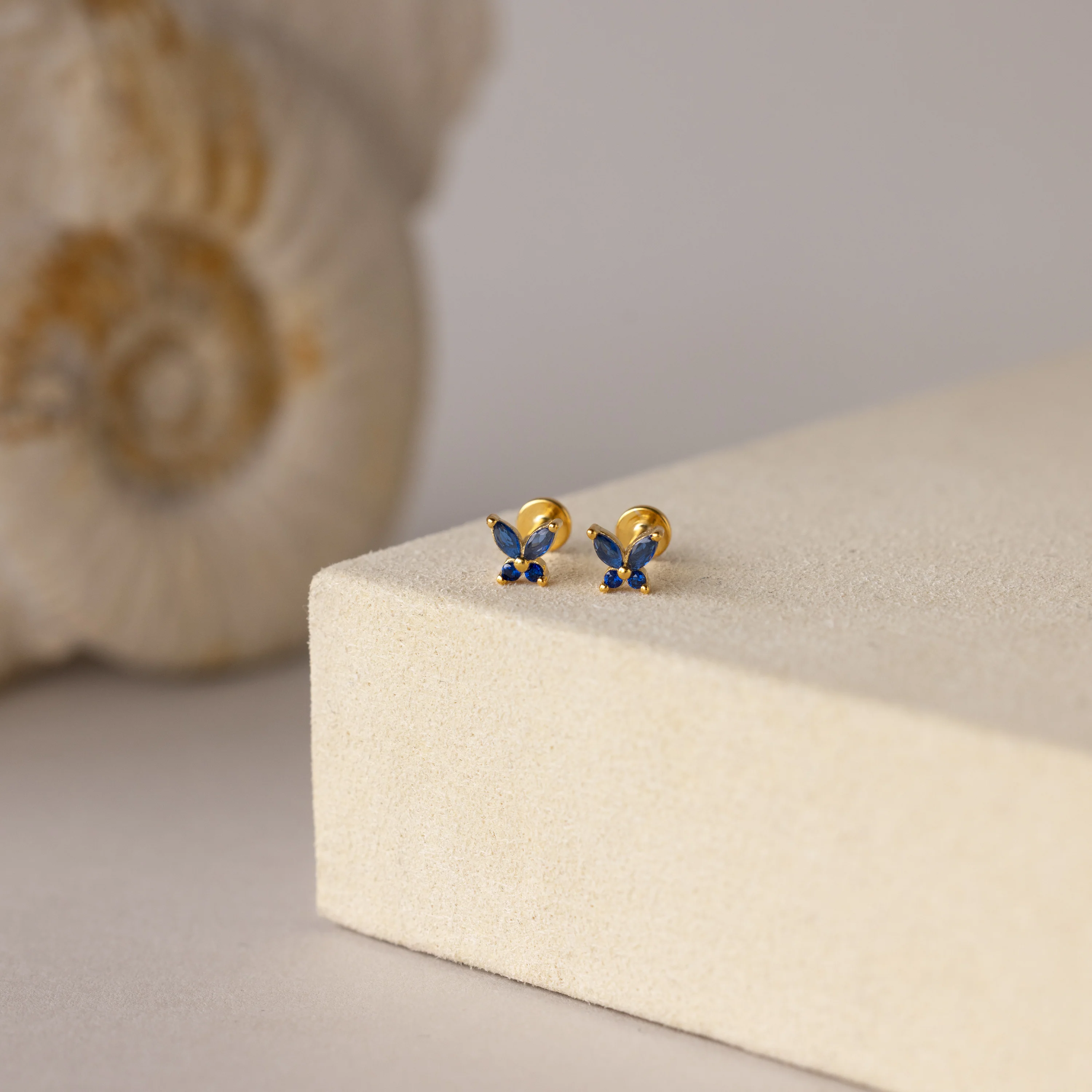 Butterfly Birthstone Flatback Studs - Image 15