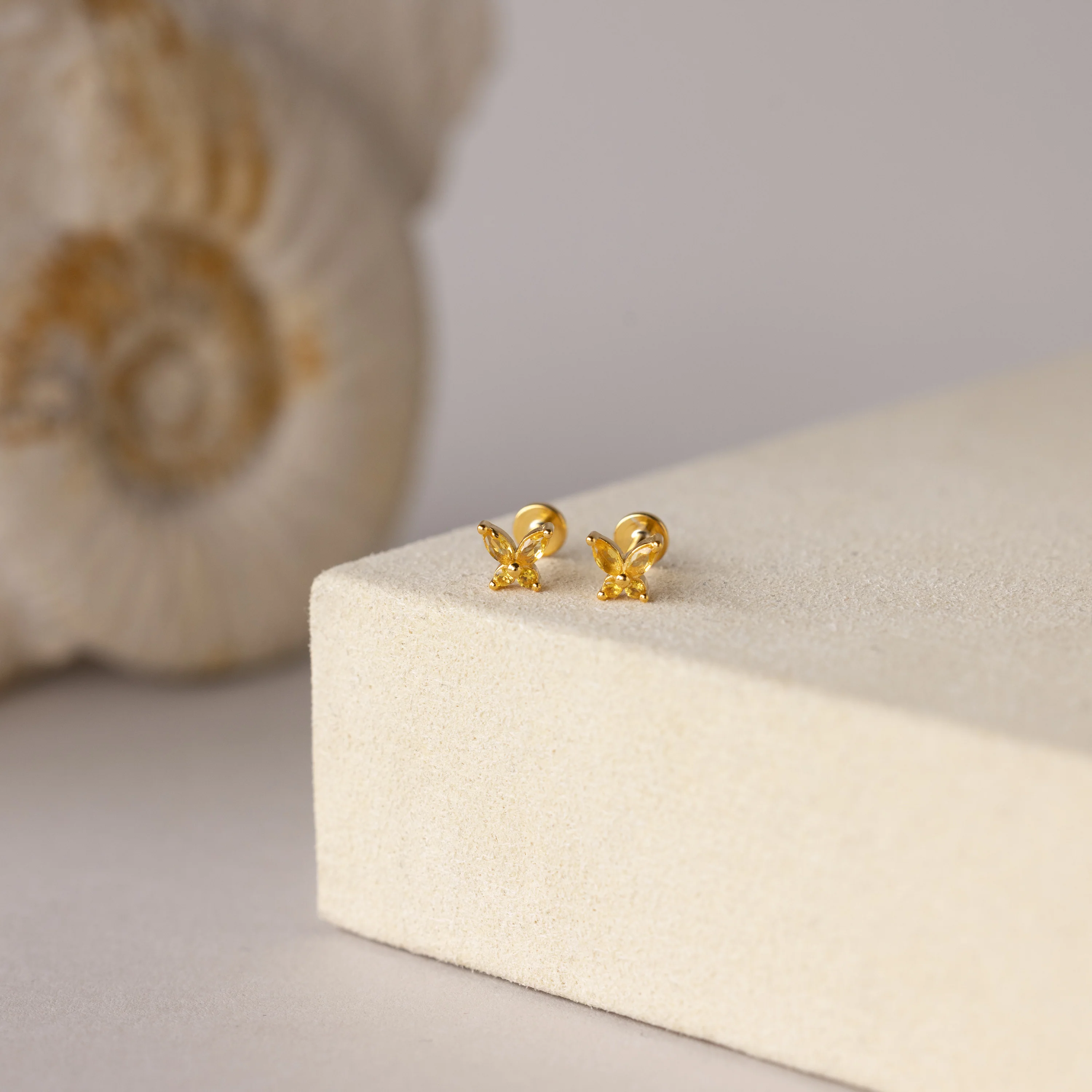 Butterfly Birthstone Flatback Studs - Image 16