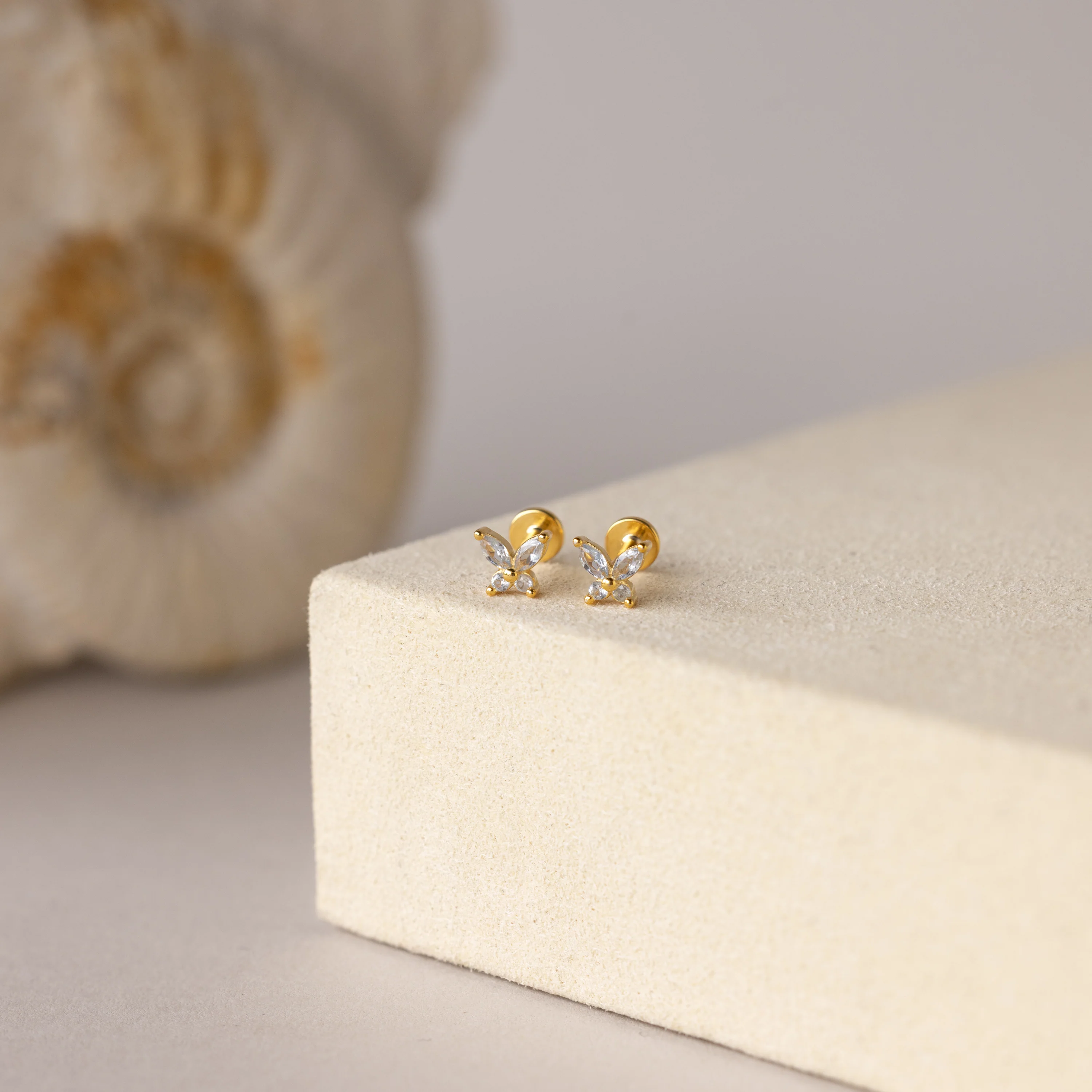 Butterfly Birthstone Flatback Studs - Image 18