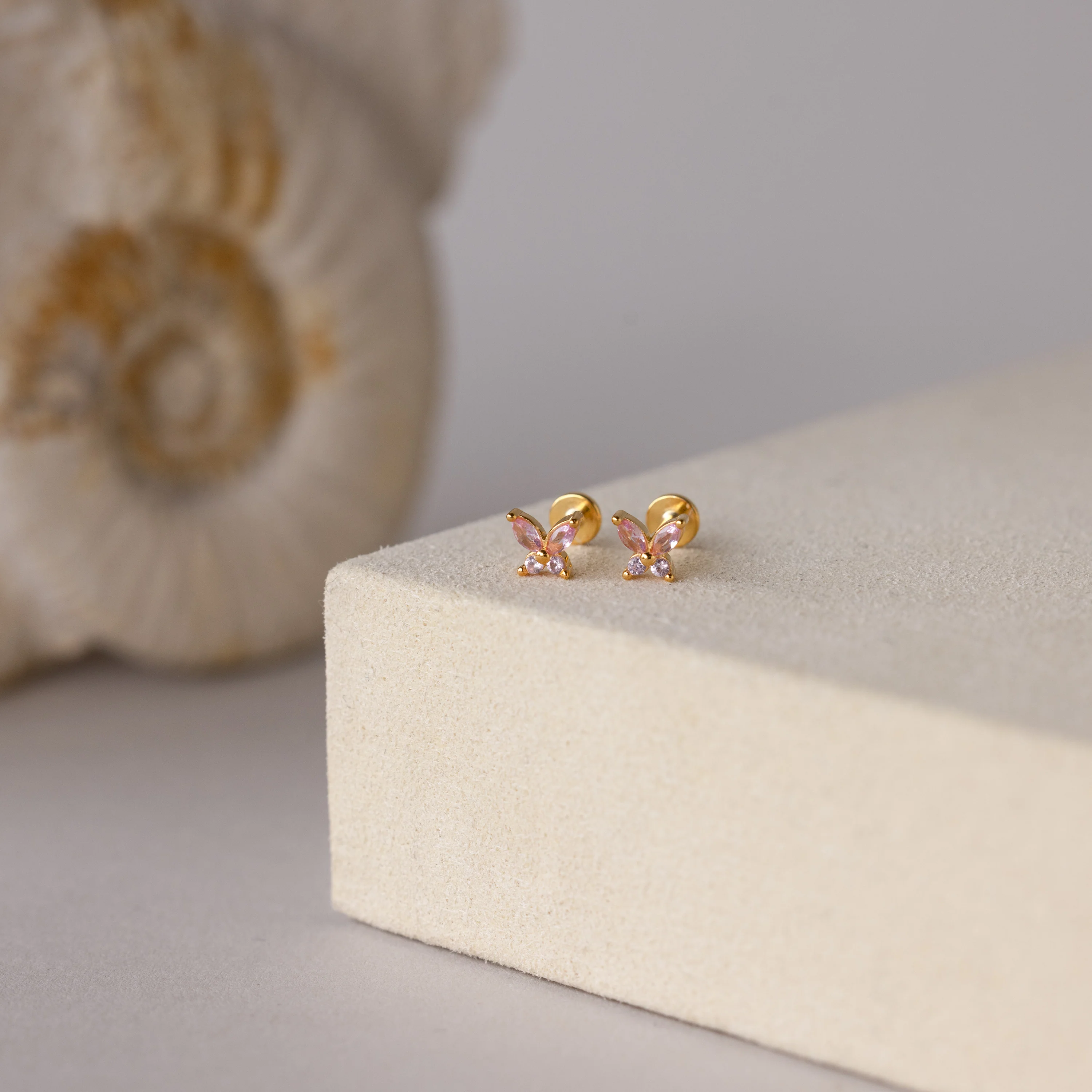 Butterfly Birthstone Flatback Studs - Image 19