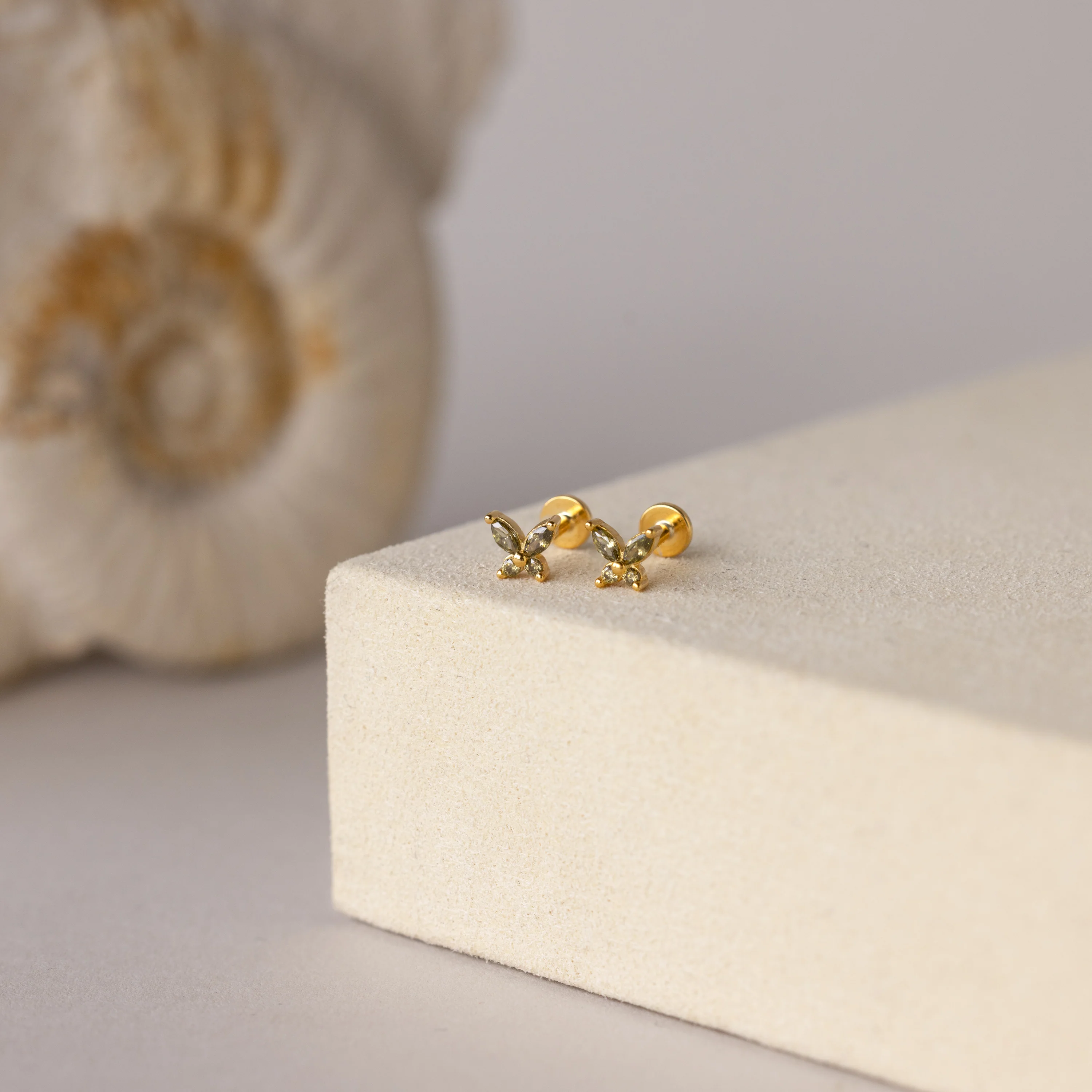 Butterfly Birthstone Flatback Studs - Image 8