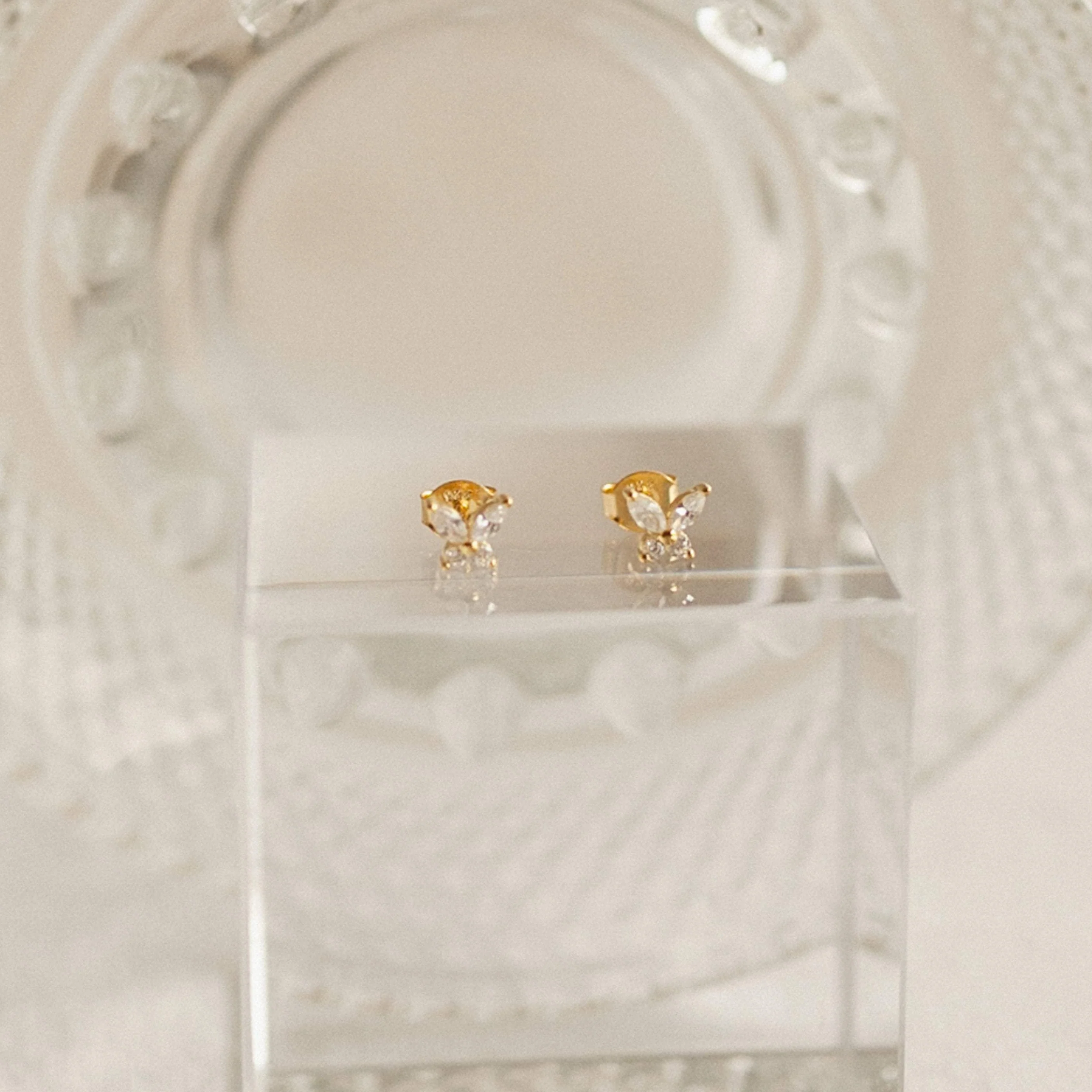 Butterfly Diamond Studs - Image 3