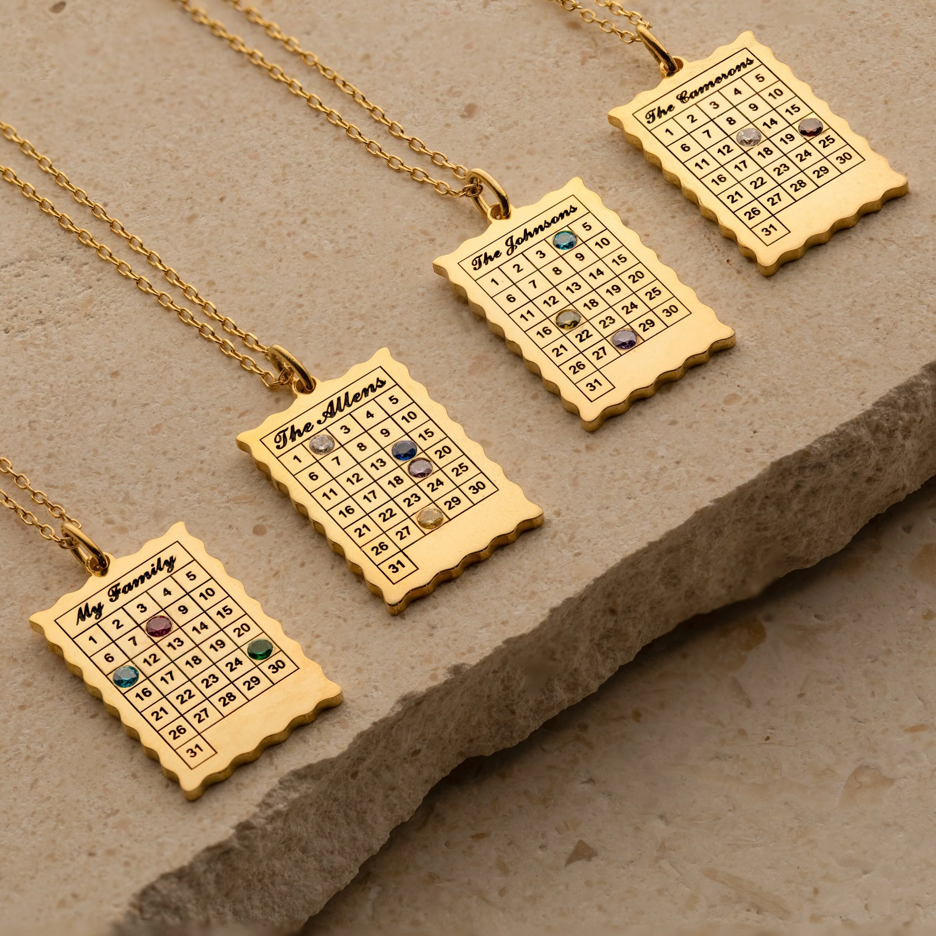 Calendar Birthstone Necklace - Image 7