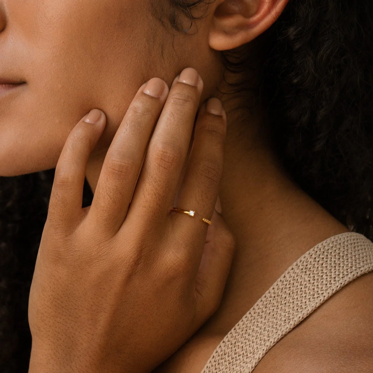 Cecilia Pave Ring - Image 9