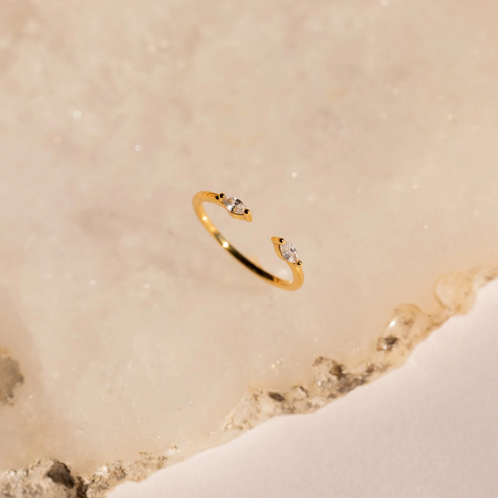 Celeste Duo Marquise Ring - Image 3
