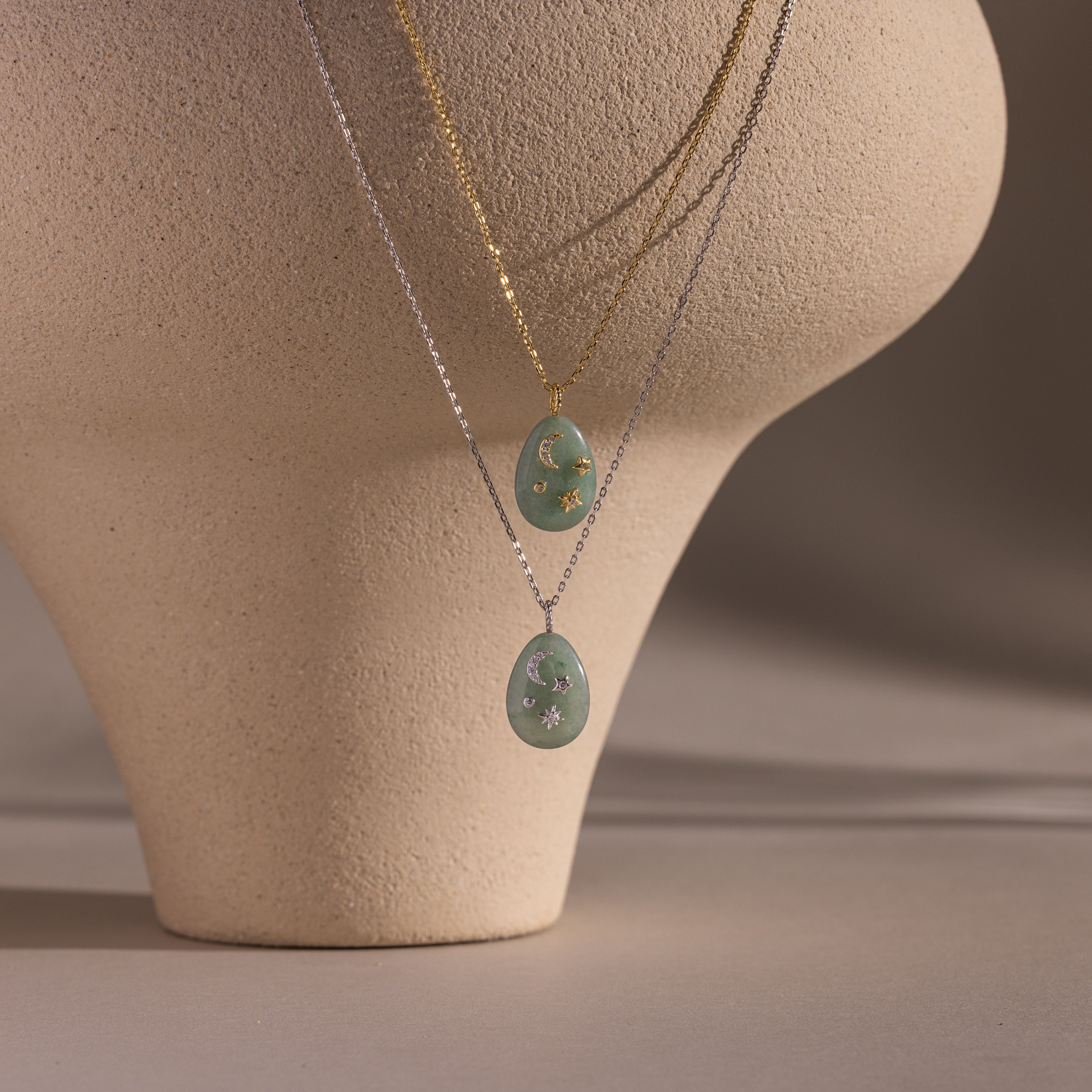 Celestial Aventurine Pendant Necklace - Image 5