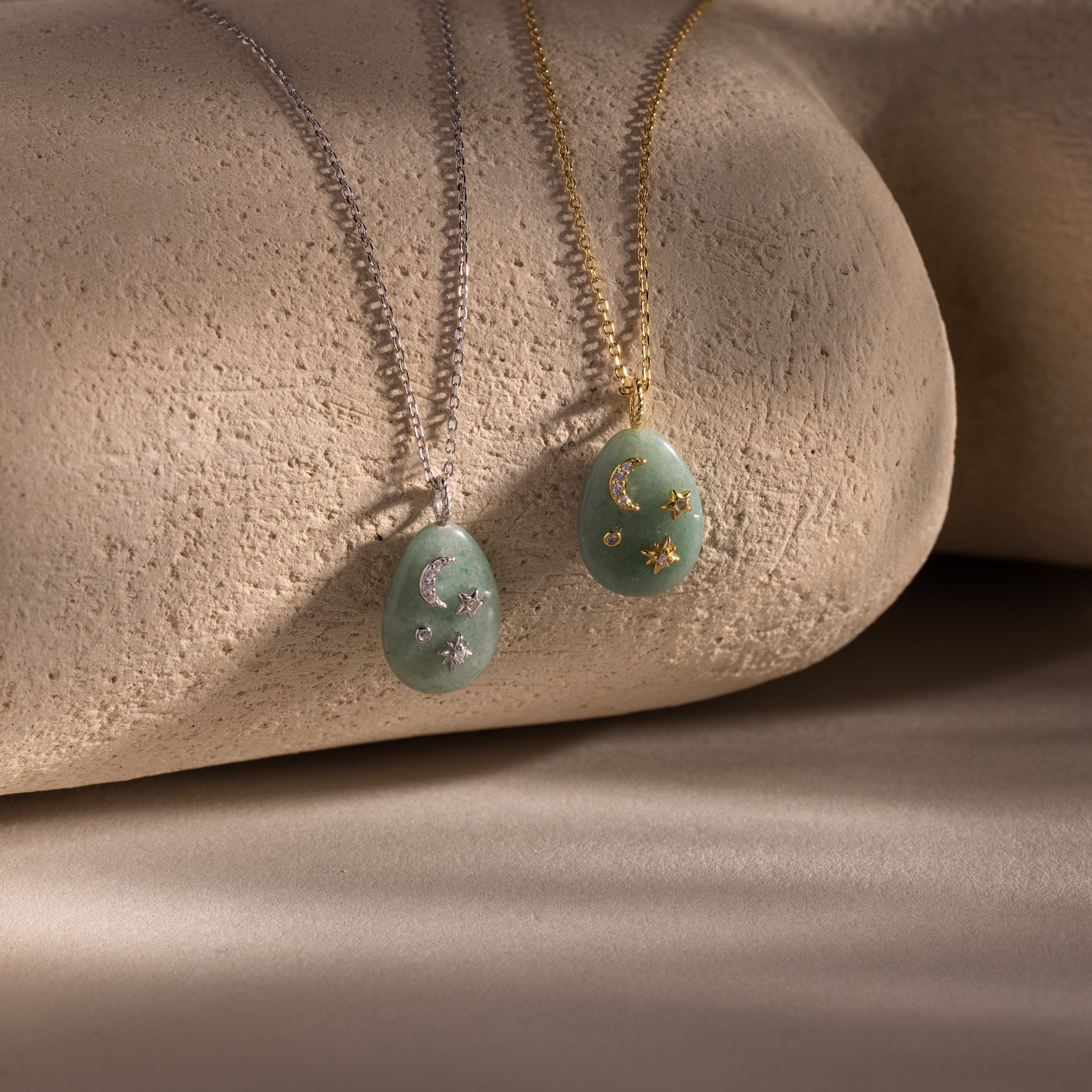 Celestial Aventurine Pendant Necklace - Image 7