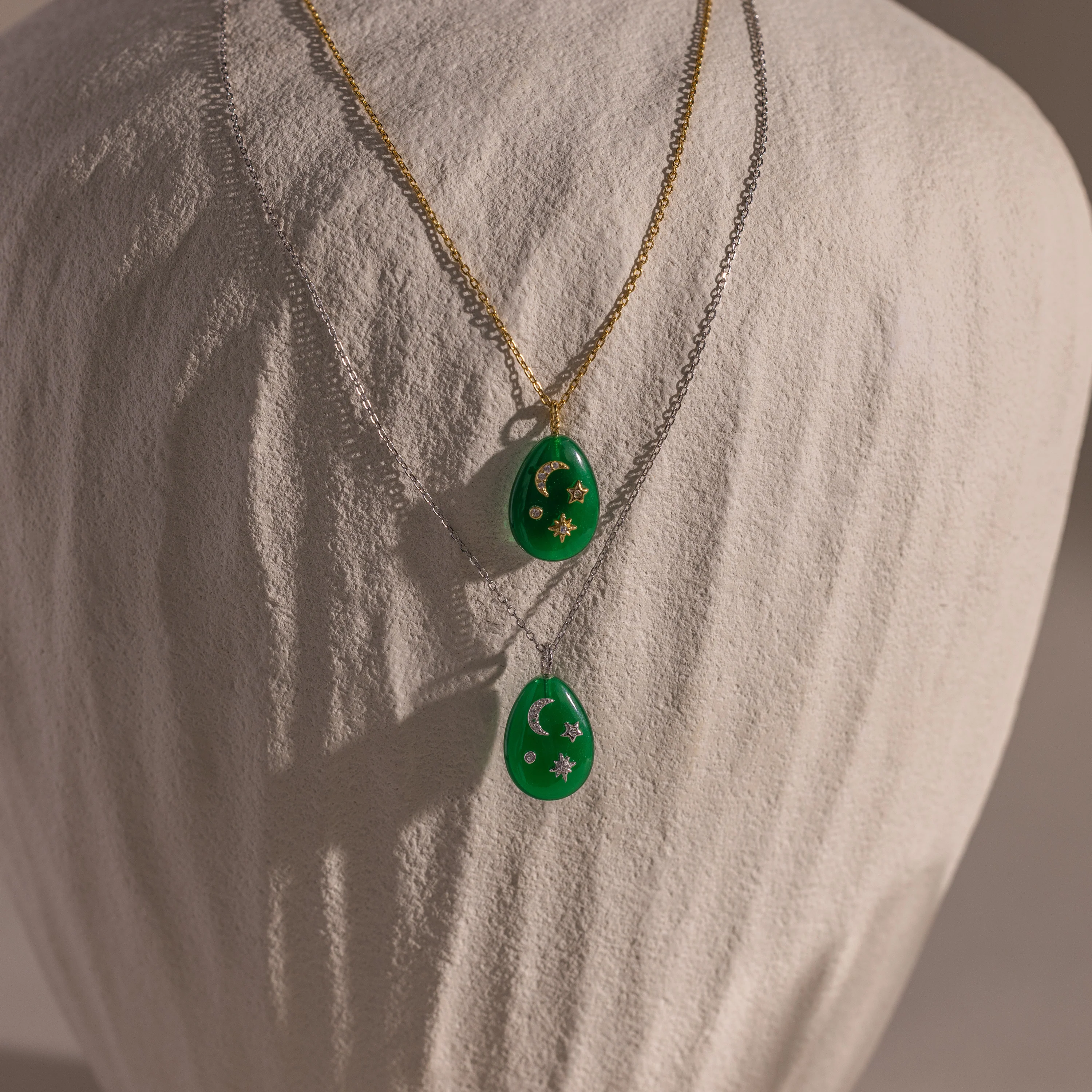 Celestial Gemstone Pendant Necklace - Image 4