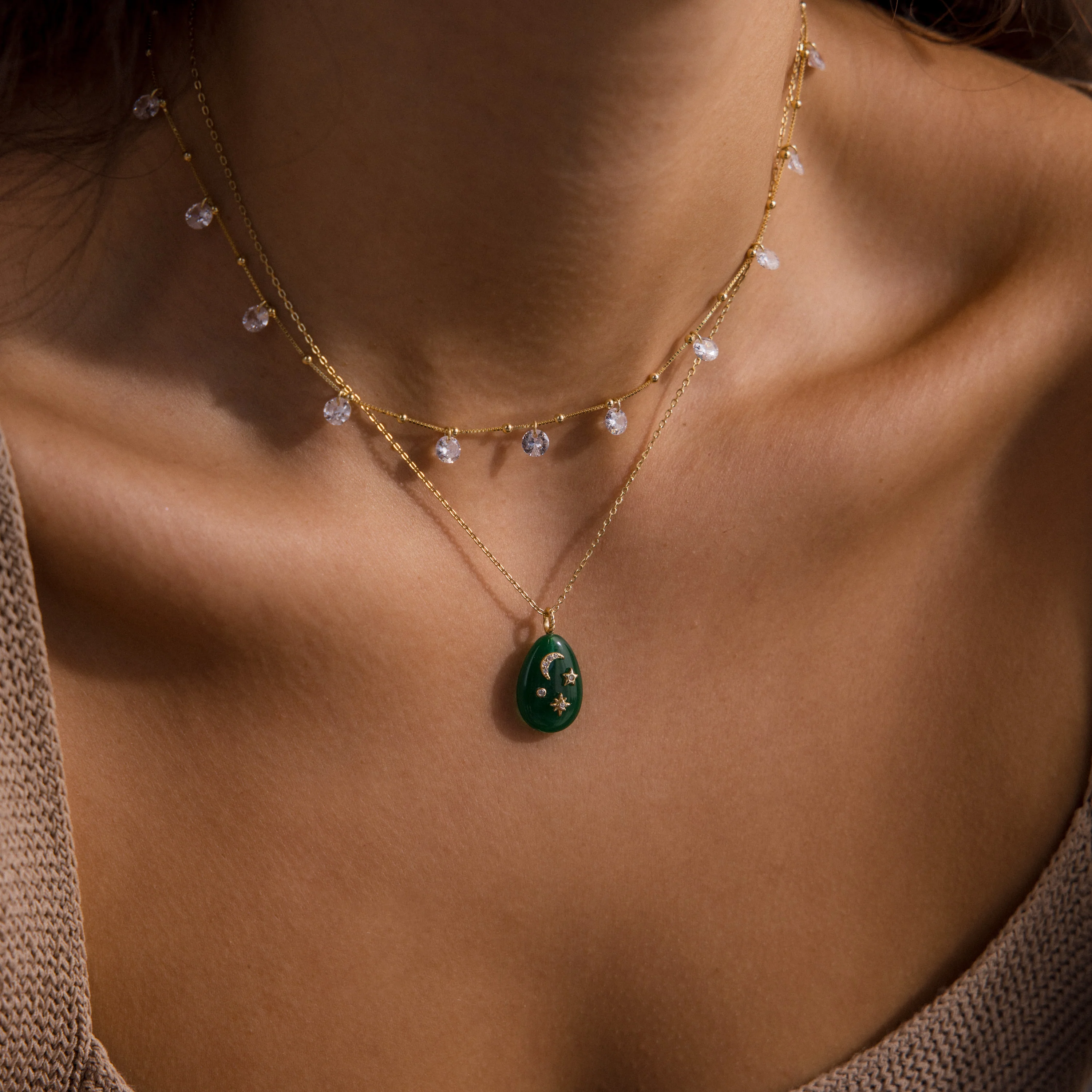 Celestial Jade Pendant Necklace - Image 6