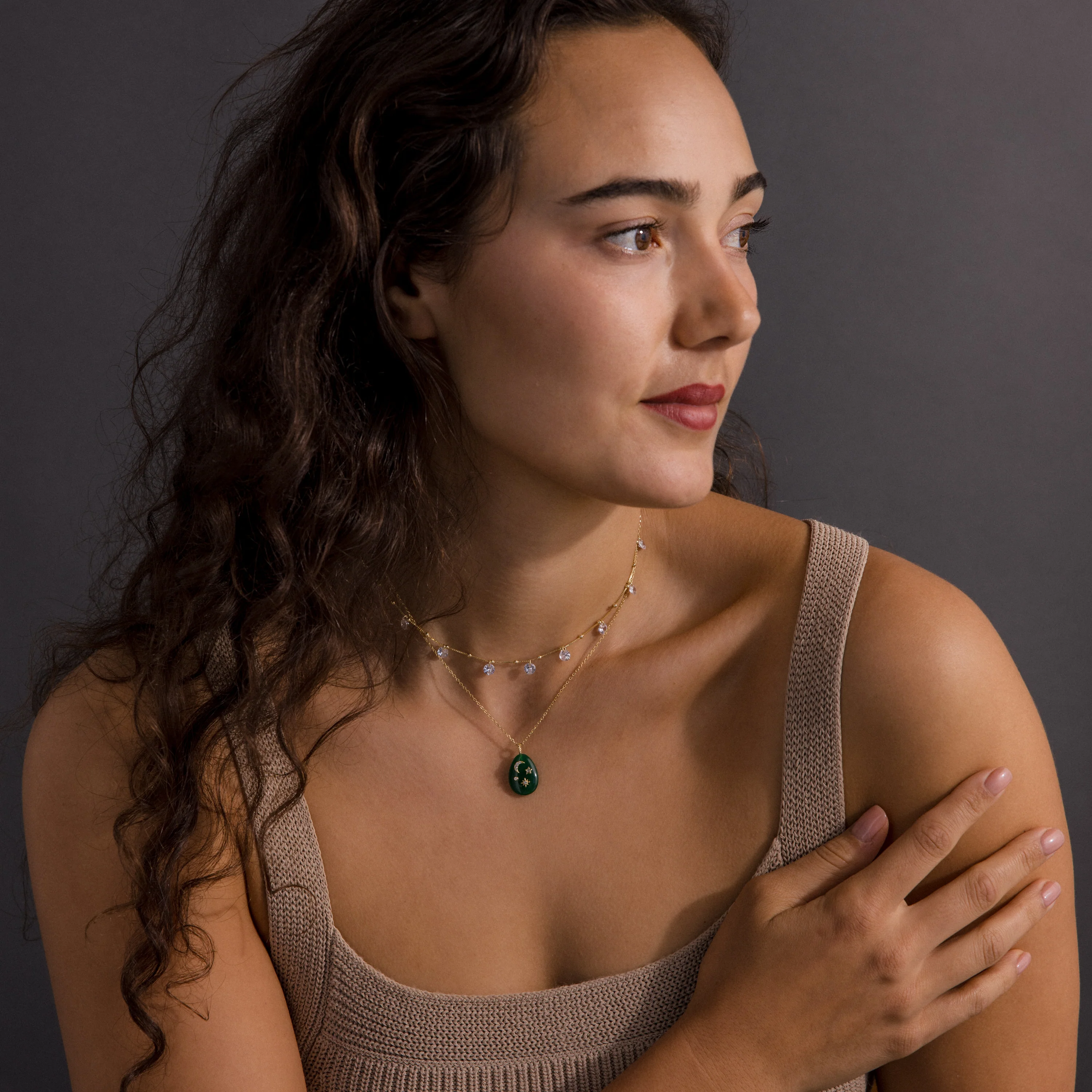 Celestial Jade Pendant Necklace - Image 8