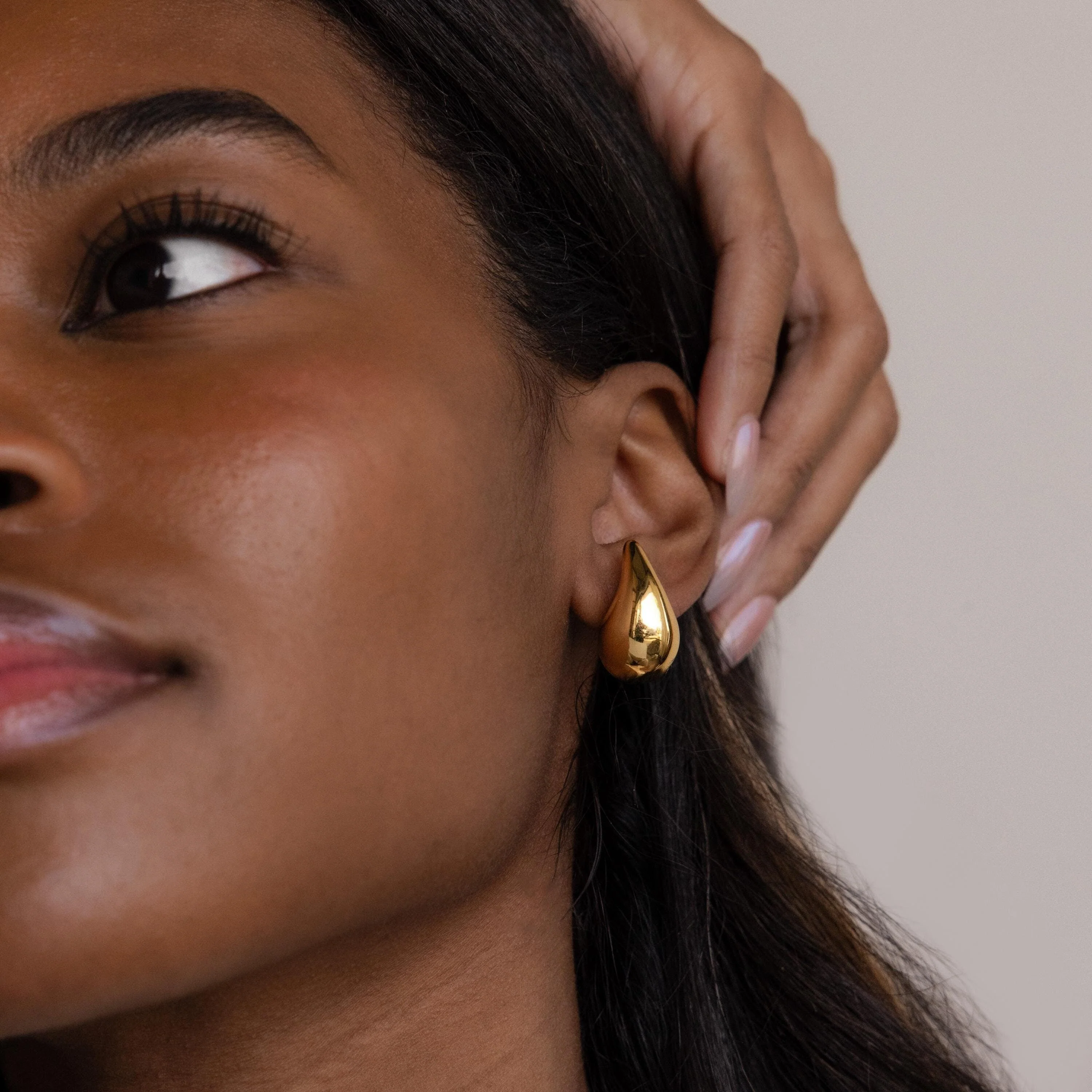Chunky Tear Drop Studs - Image 2