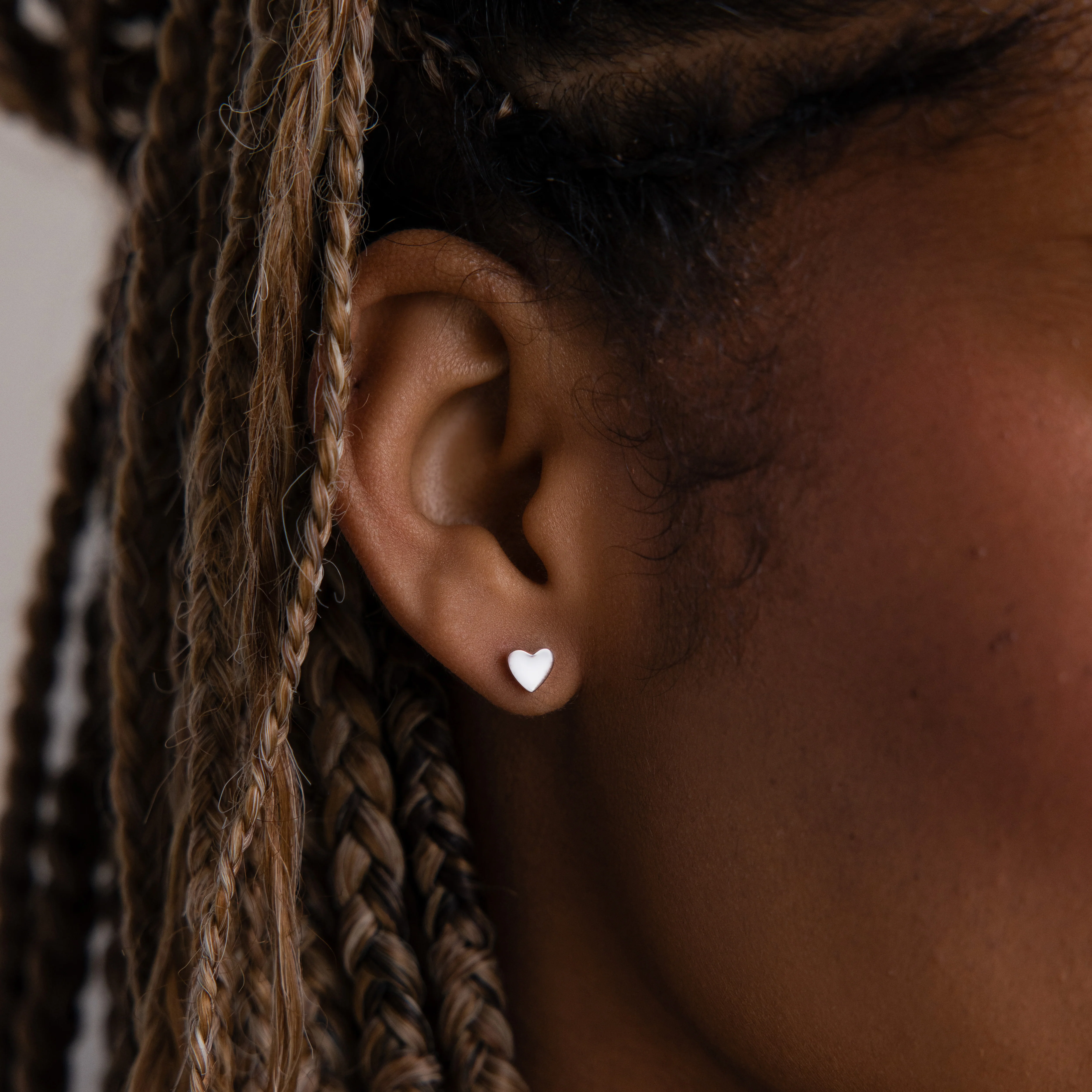 Classic Heart Studs - Image 4
