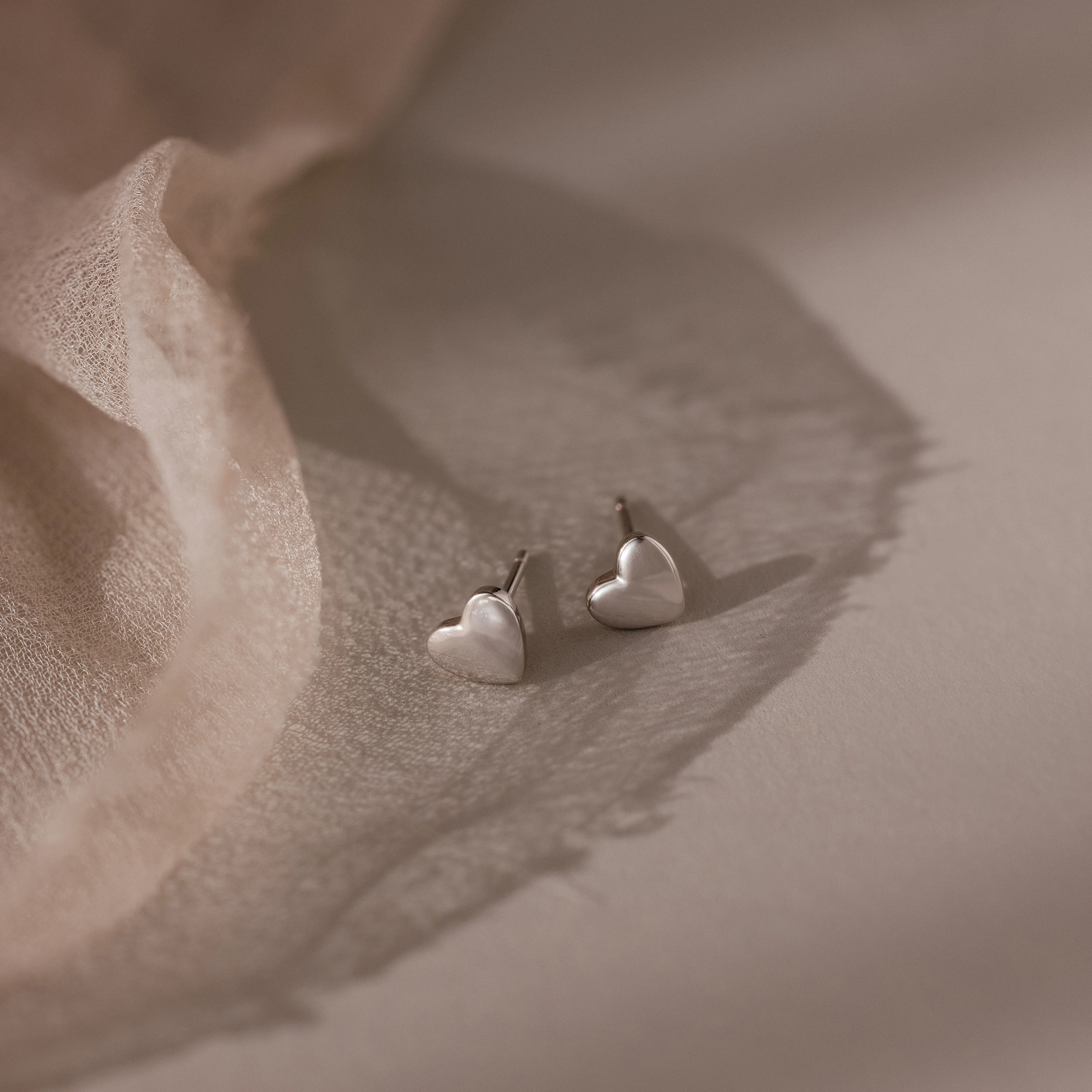 Classic Heart Studs - Image 5
