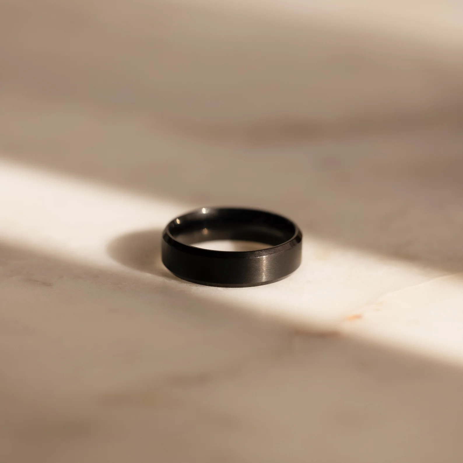 Classic Men's Black Rings Set - Image 5