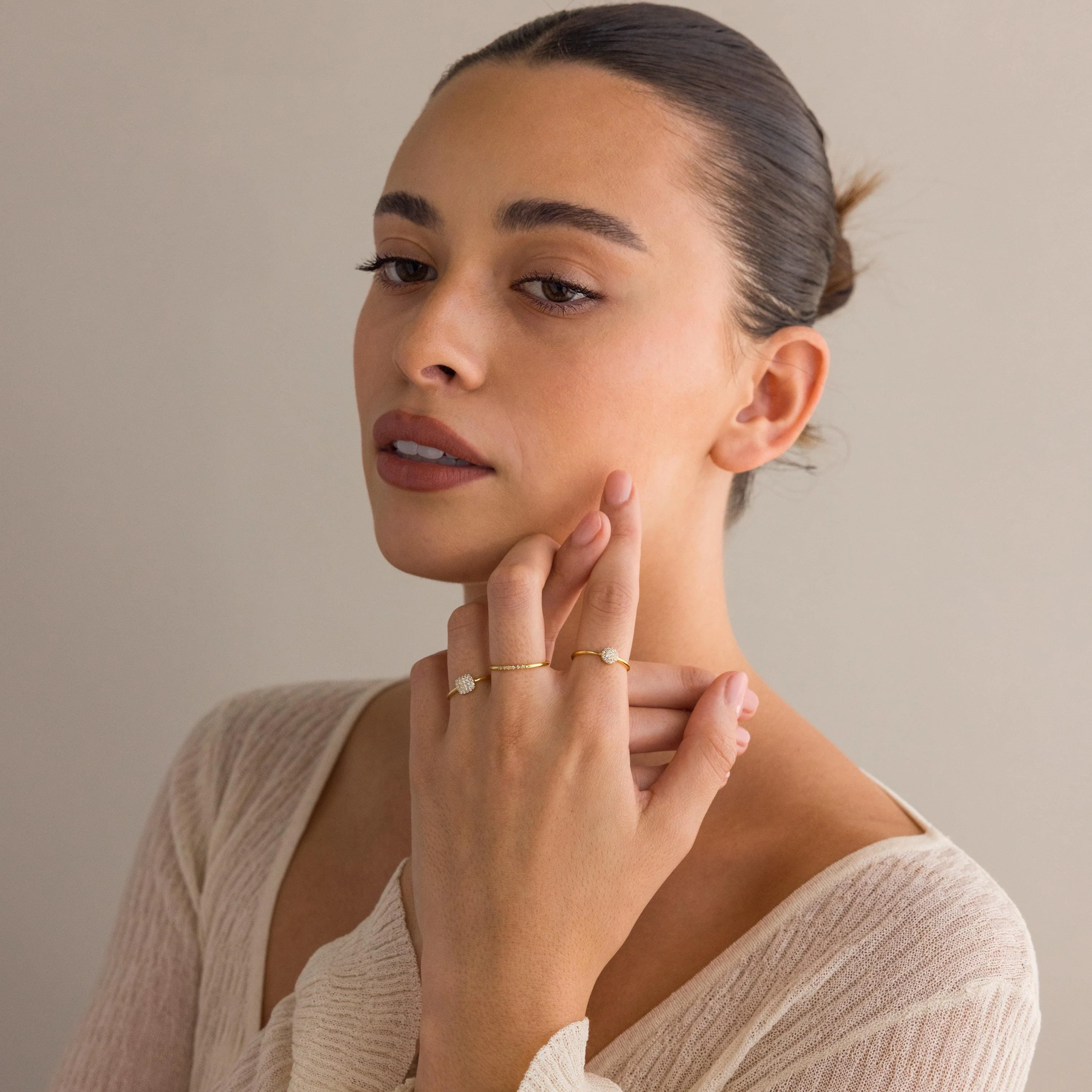 Classic Pave Ring Set - Image 6