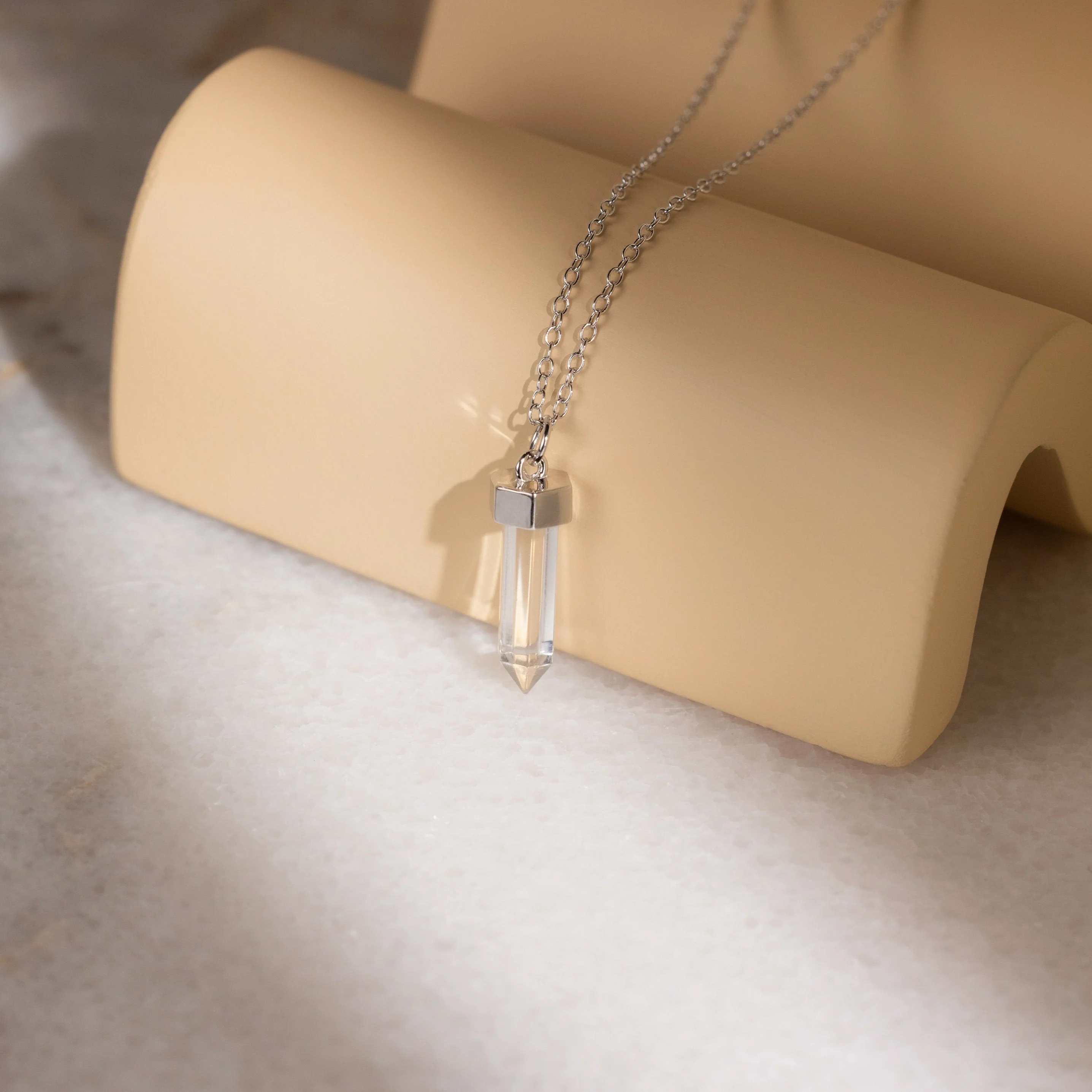 Clear Quartz Necklace - Image 5