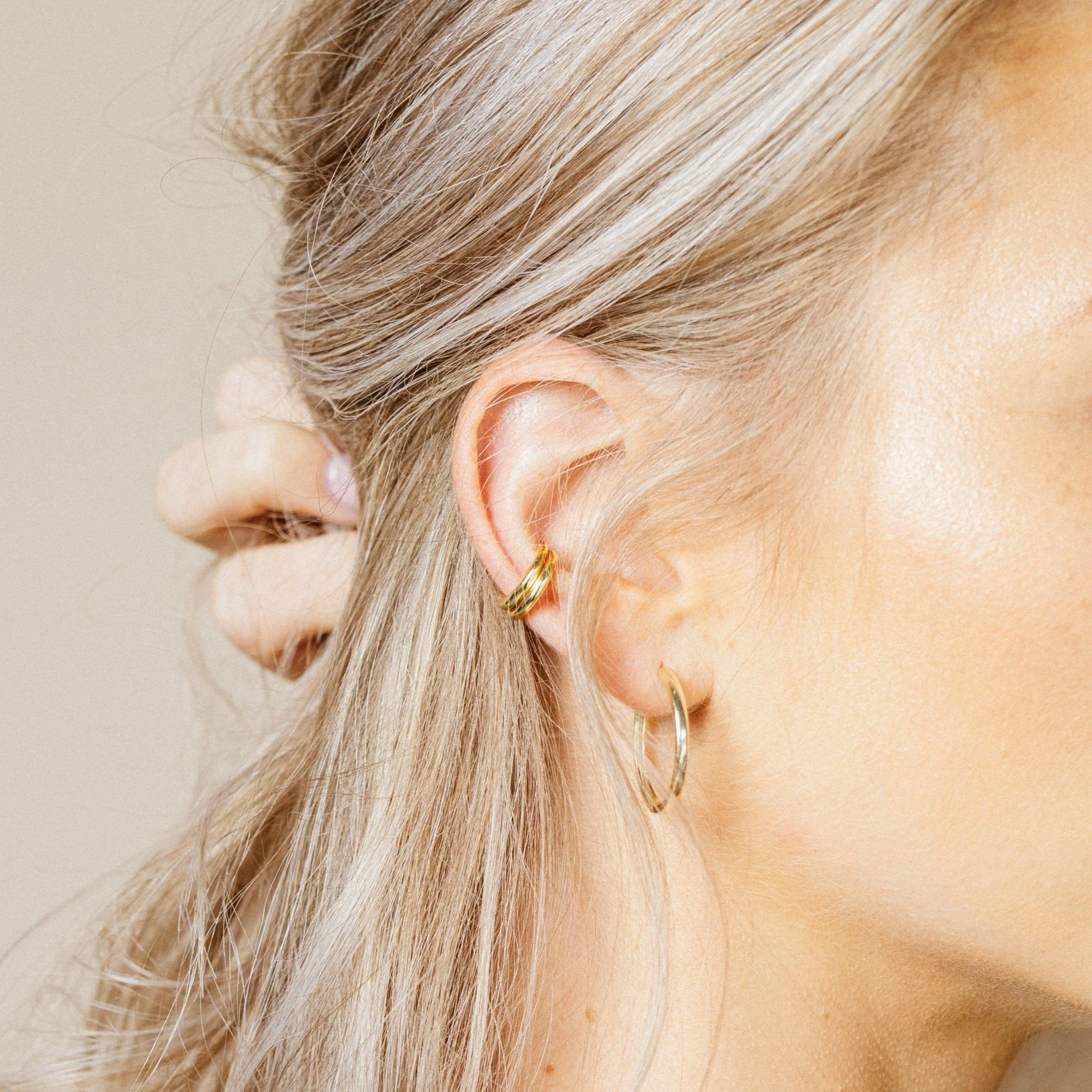 Cleo Cuffs in 18K Gold - Image 2