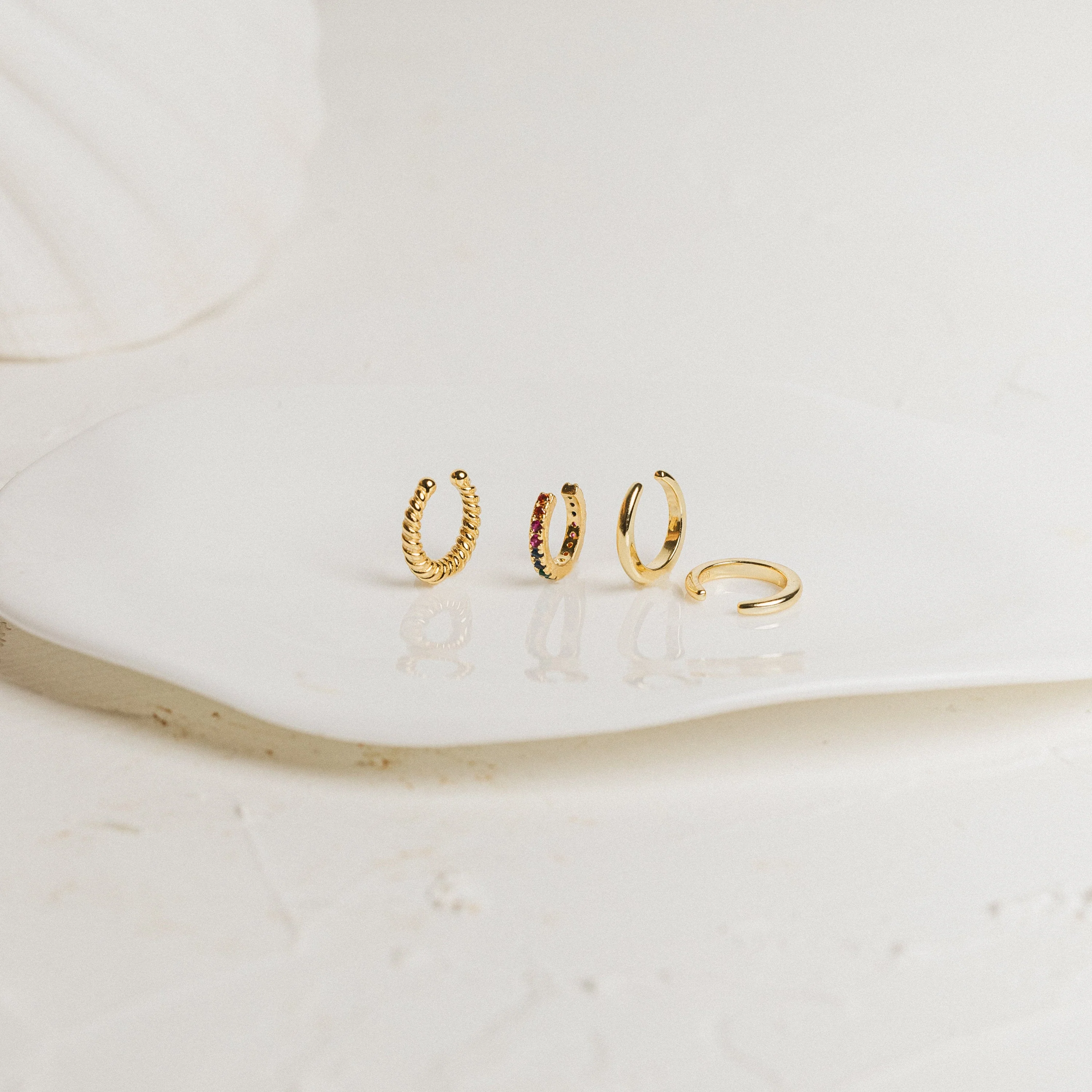 Cleo Cuffs in 18K Gold - Image 3