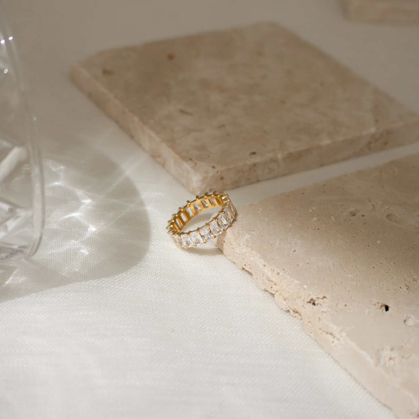 Colette Eternity Ring in 18K Gold - Image 7