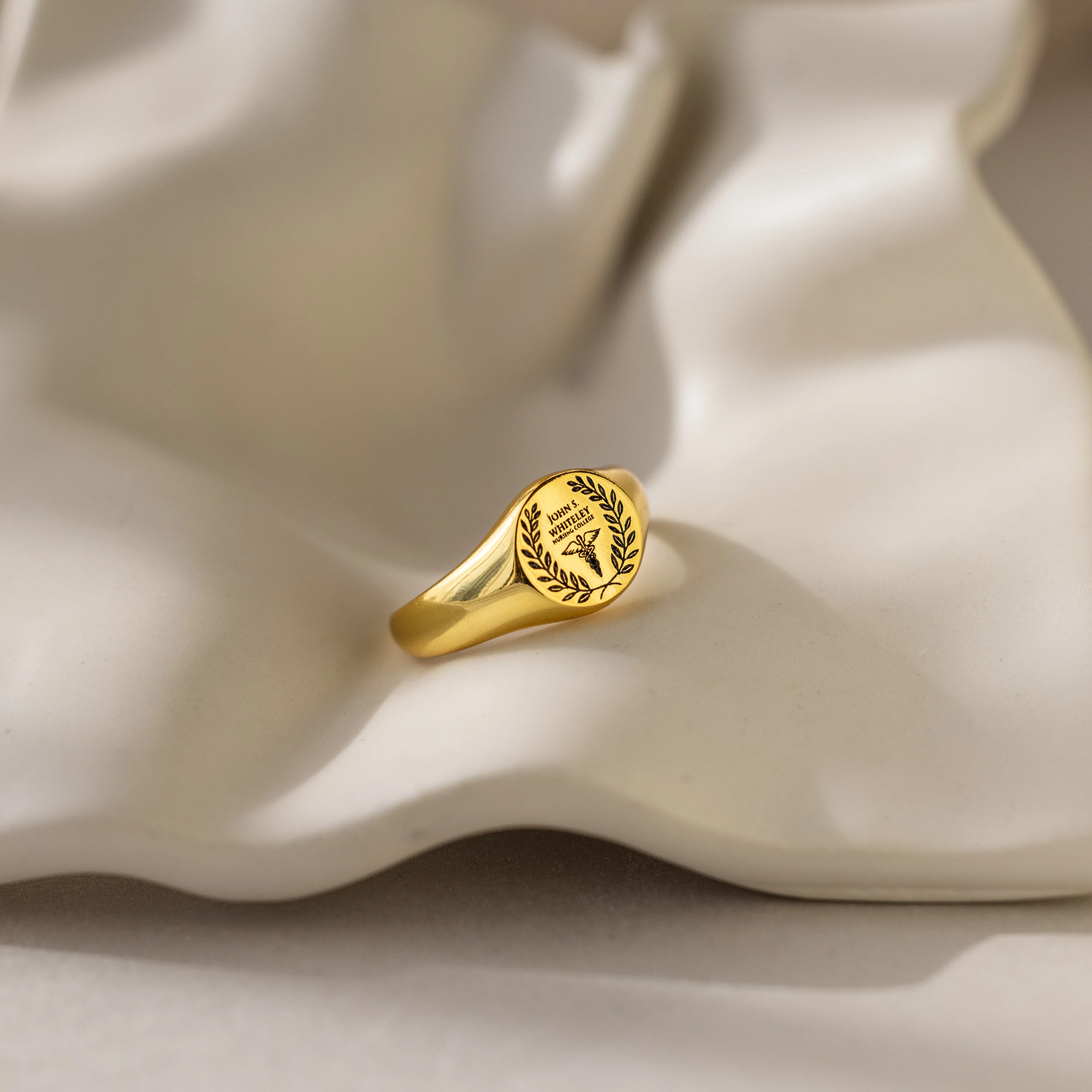 College Emblem Signet Ring - Image 7