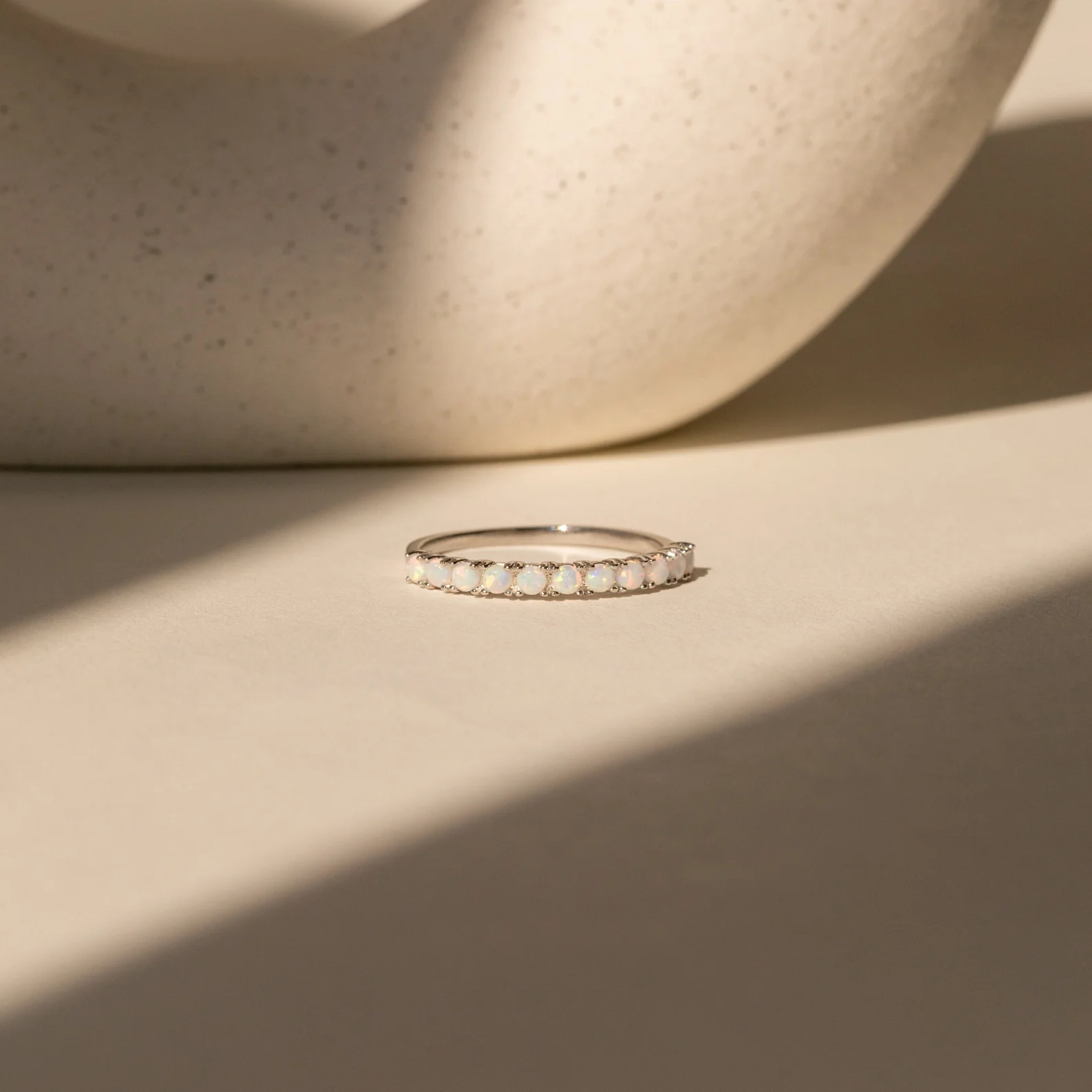 Crescent Opal Ring - Image 6