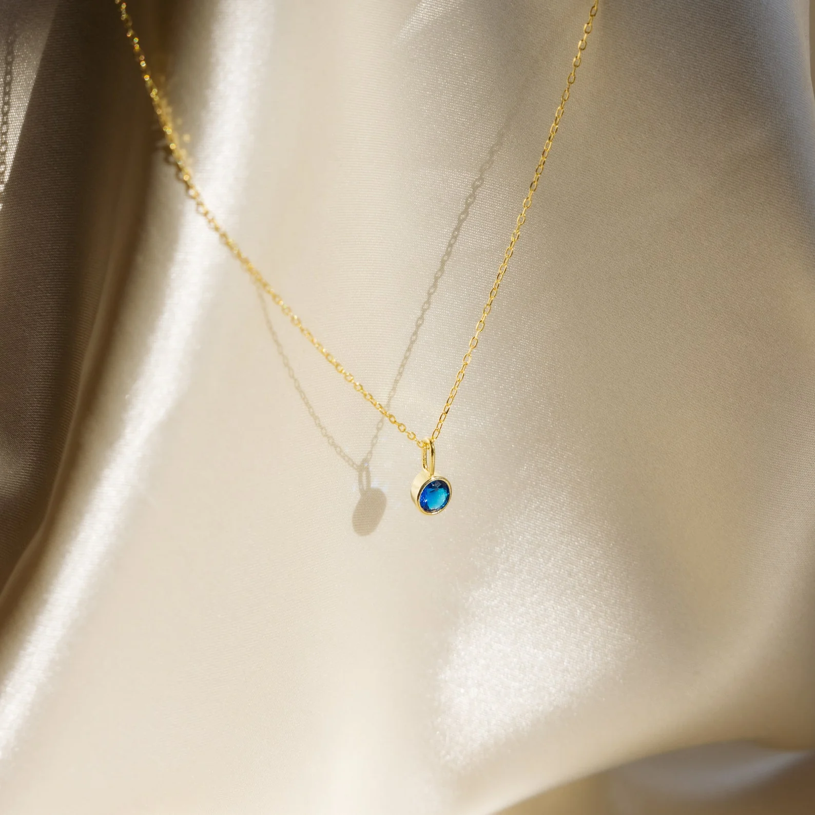 Custom Birthstone Necklace - Image 7