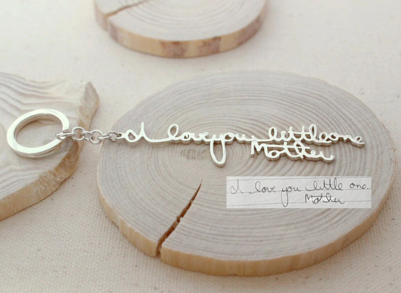 Custom Handwriting Keychain - Image 3