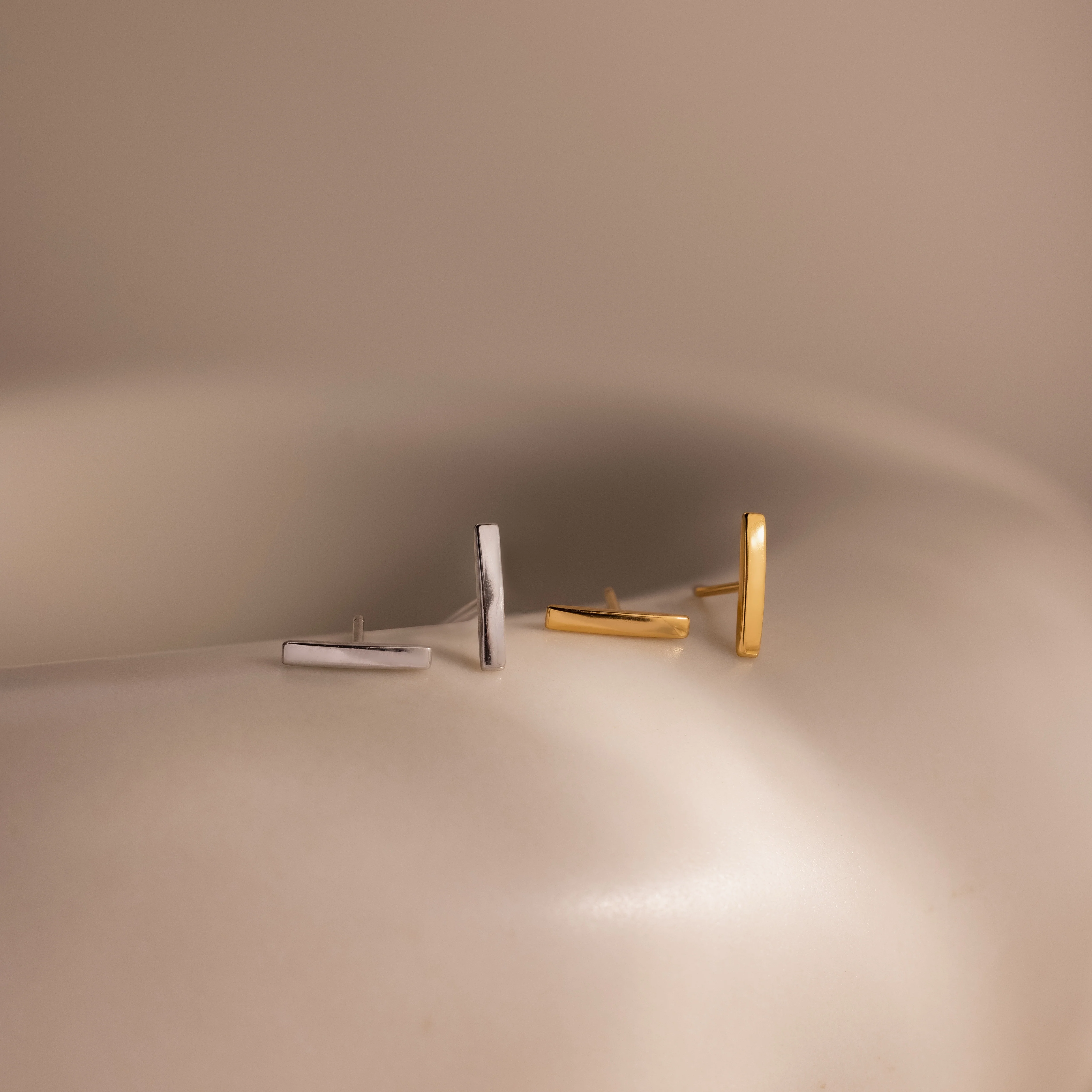 Dainty Bar Studs - Image 2
