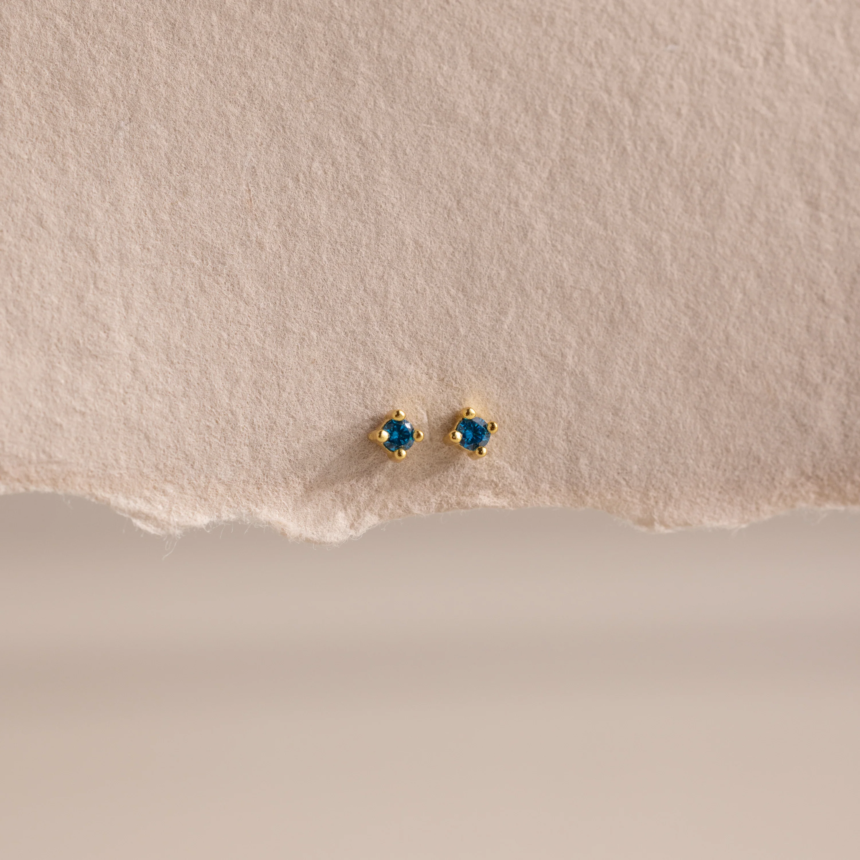Dainty Birthstone Flatback Studs - Image 4