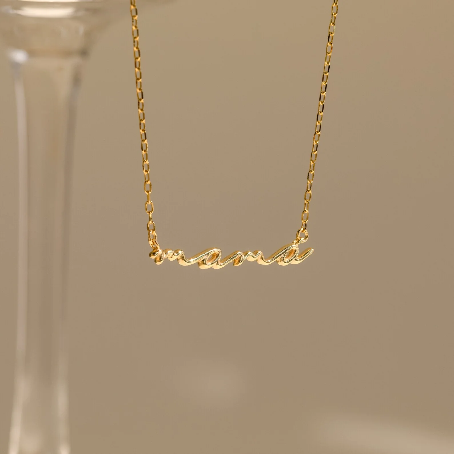 Dainty Bubble Name Necklace - Image 6