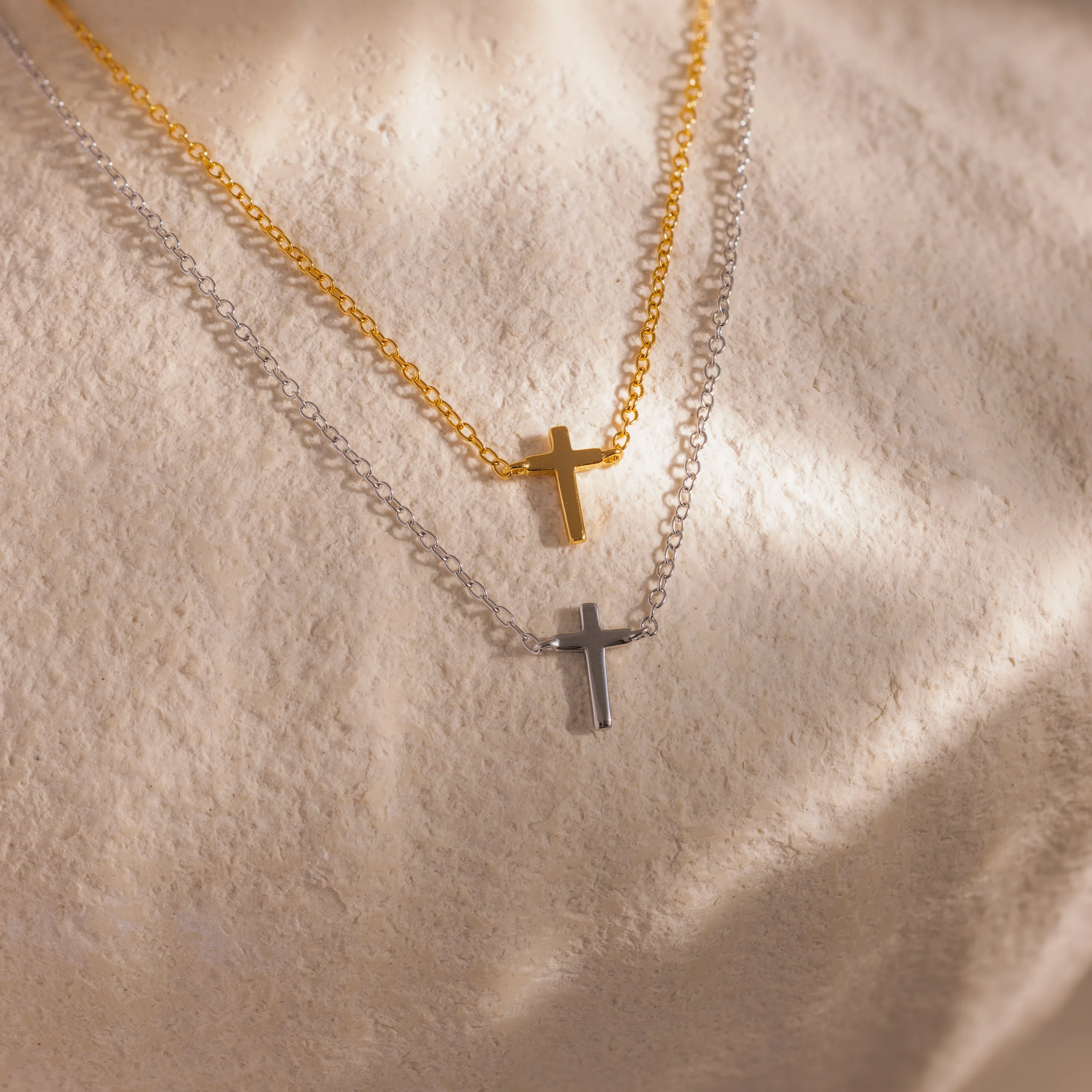 Dainty Cross Necklace - Image 4