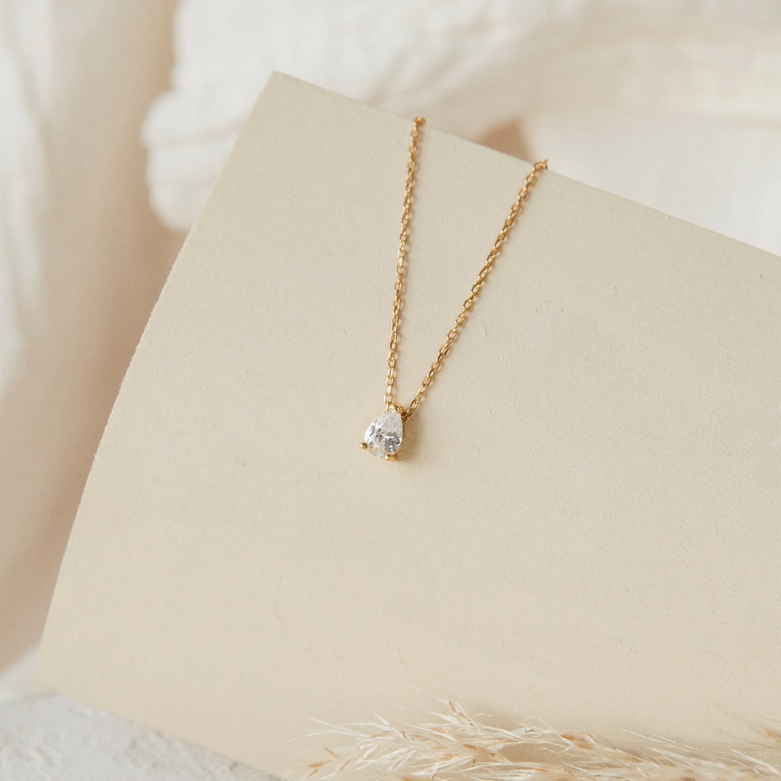 Dainty Diamond Necklace Set - Image 4