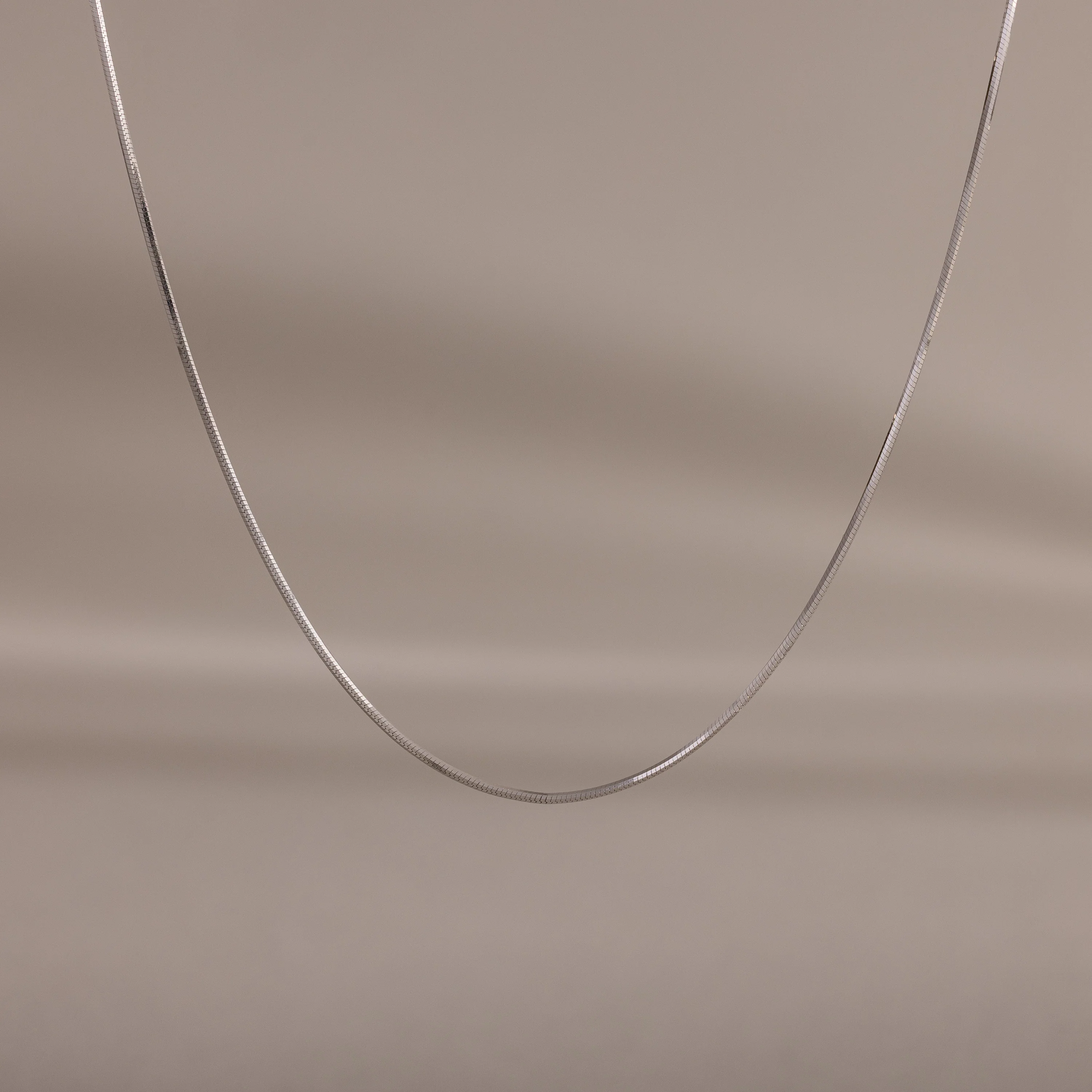 Dainty Herringbone Necklace - Image 2
