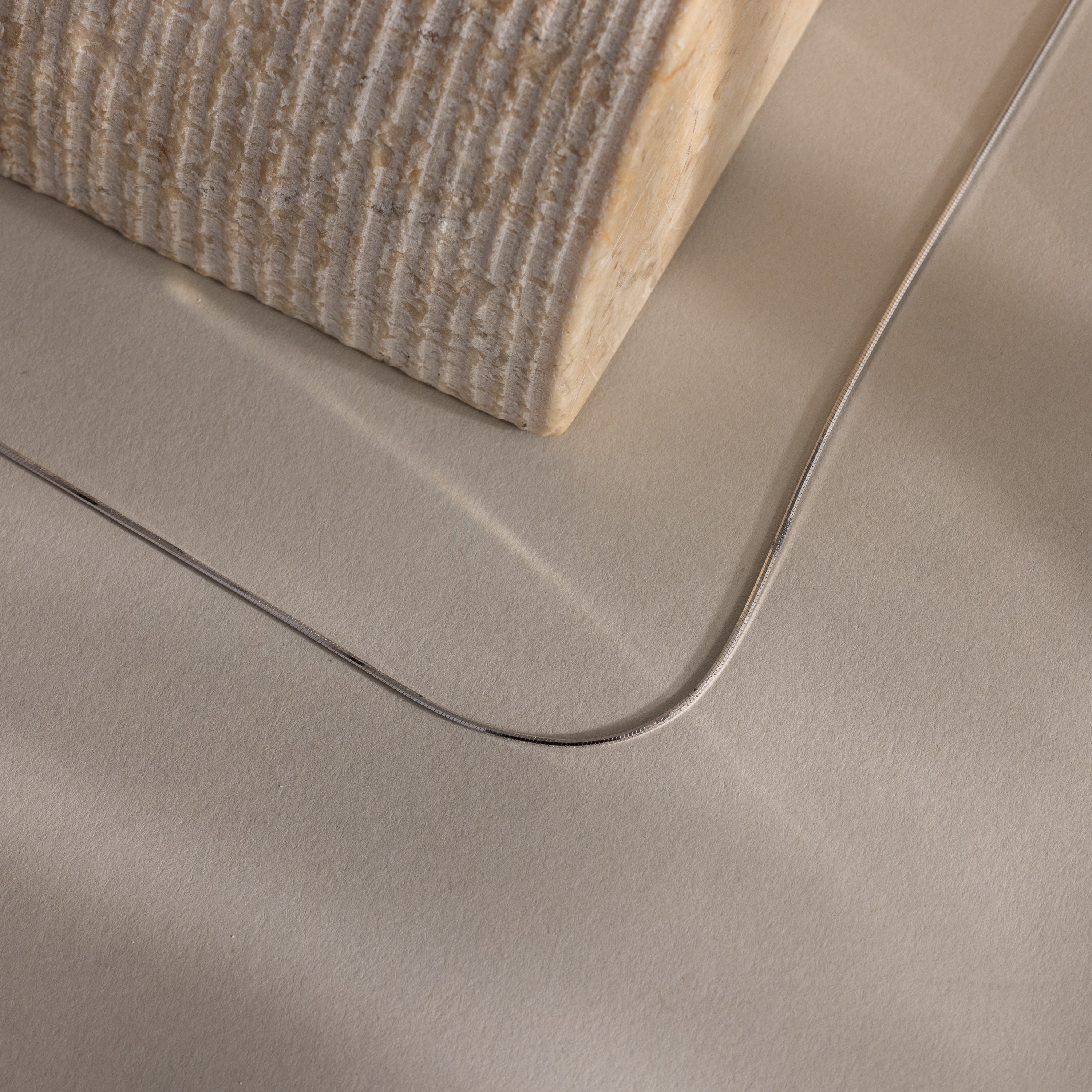 Dainty Herringbone Necklace - Image 4