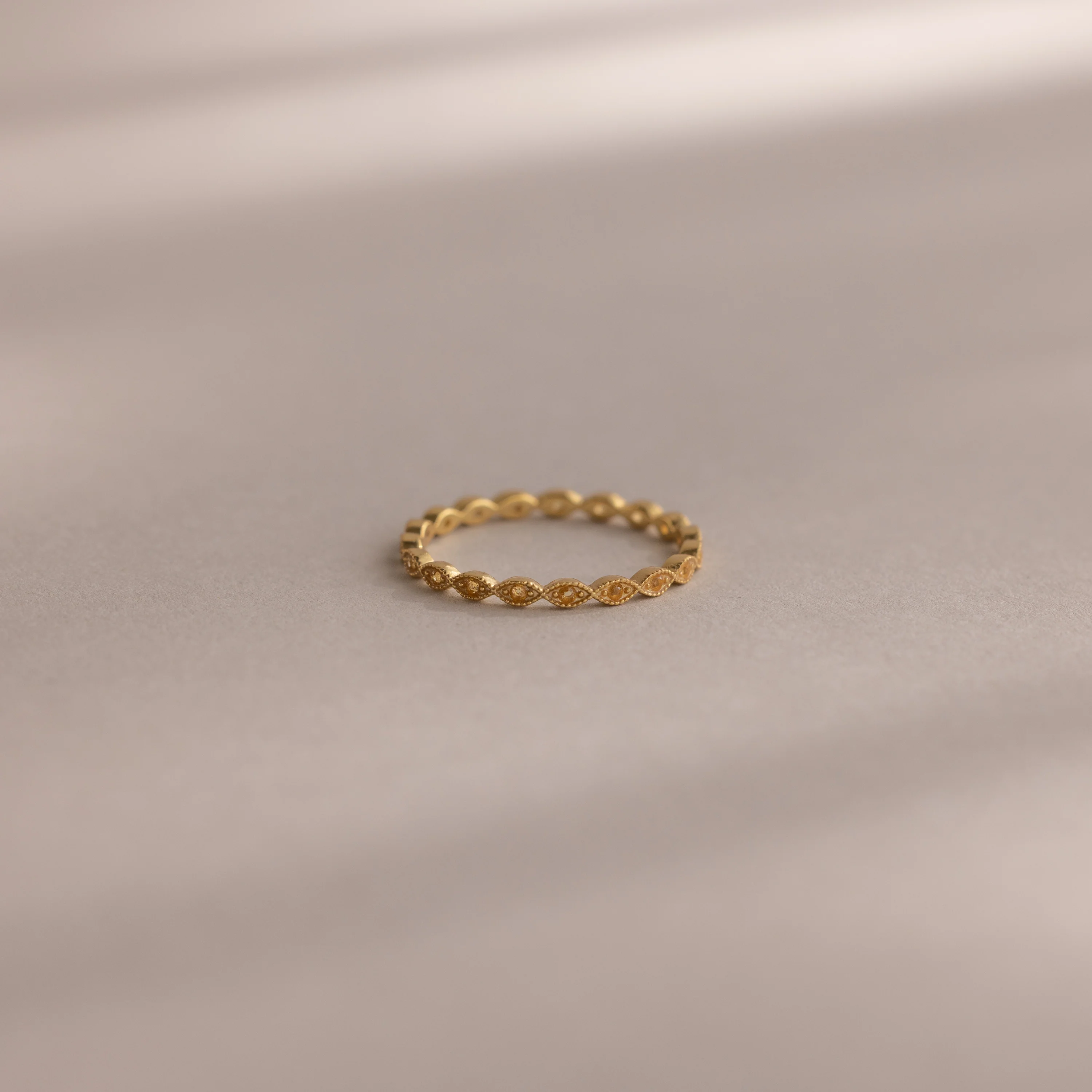 Dainty Marquise Topaz Ring